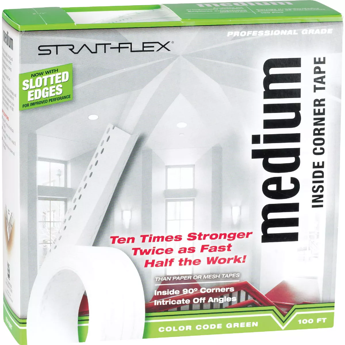 ClarkDietrich/Strait-Flex 2-1/4 In. x 100 Ft. Medium Corner Drywall Tape