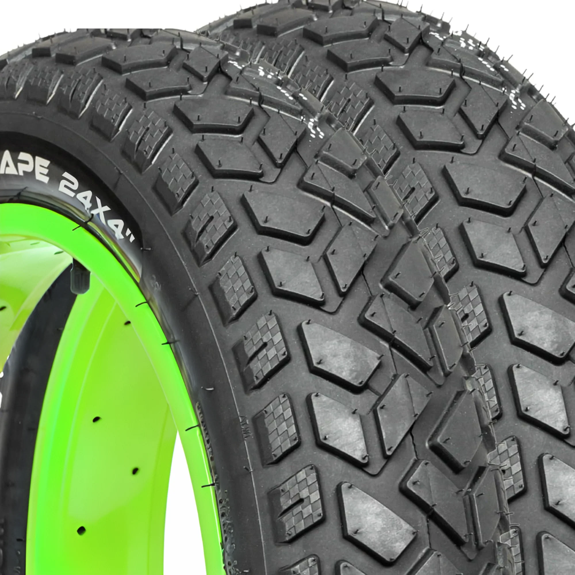 HEB ALLSCAPE Heavy Duty 20x4 Bike Tire + Tube - Includes 2 Tires for Optimal Performance - Image 5
