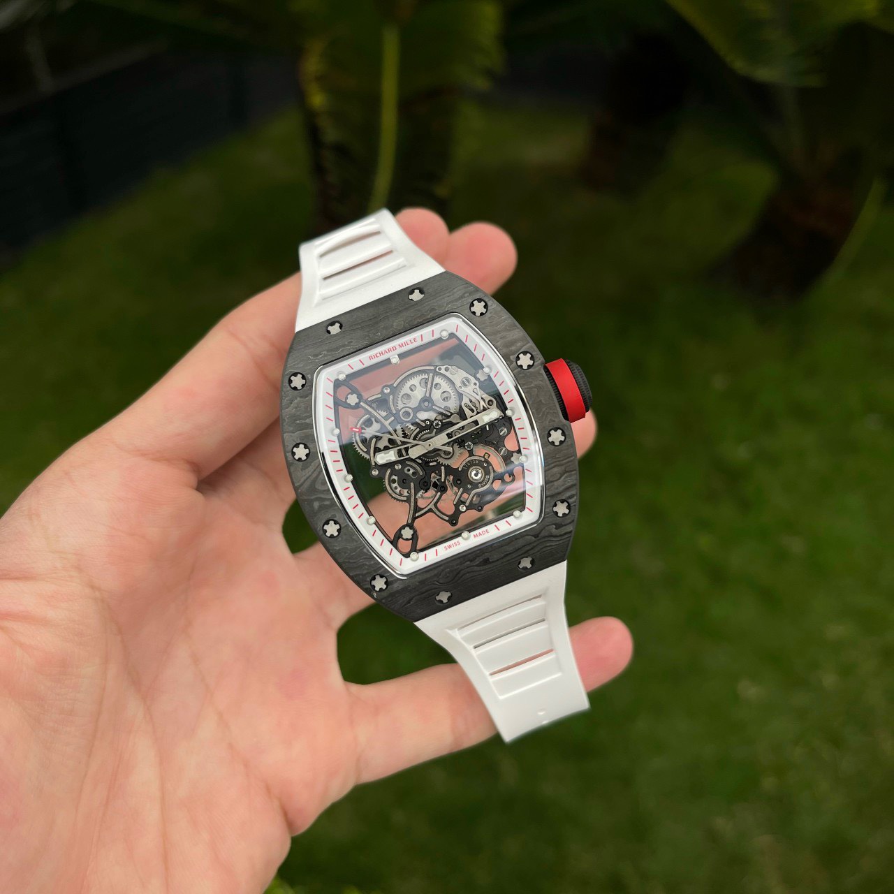 Richard Mille RM055 Bubba Watson Carbon Replica 1:1 Watch BBR 45mm - Top club