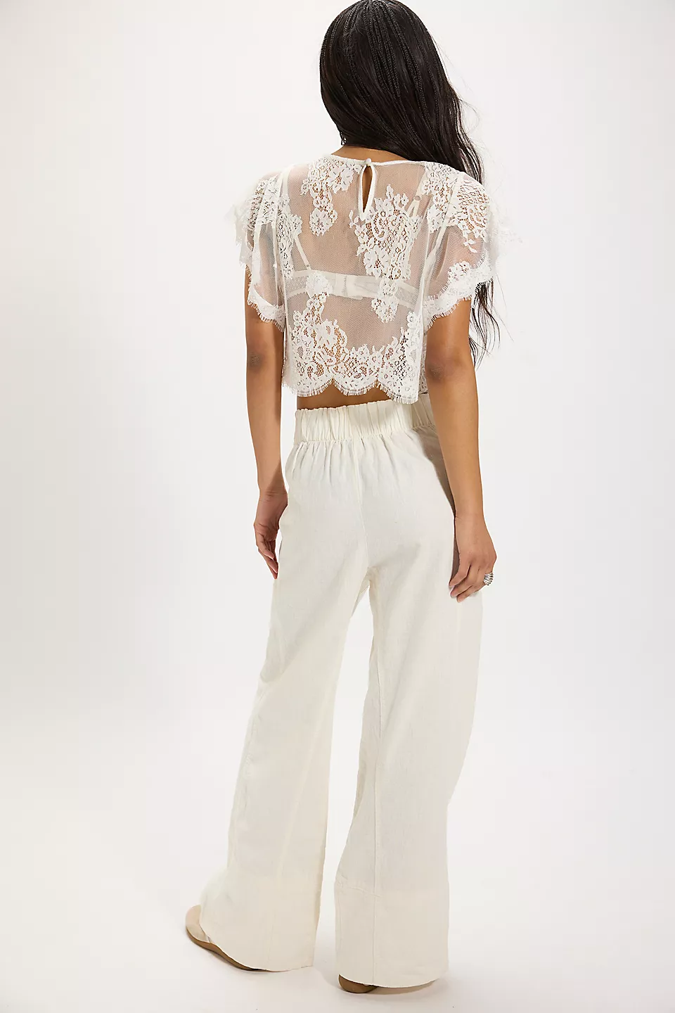Day's End Linen Pull-On Pants