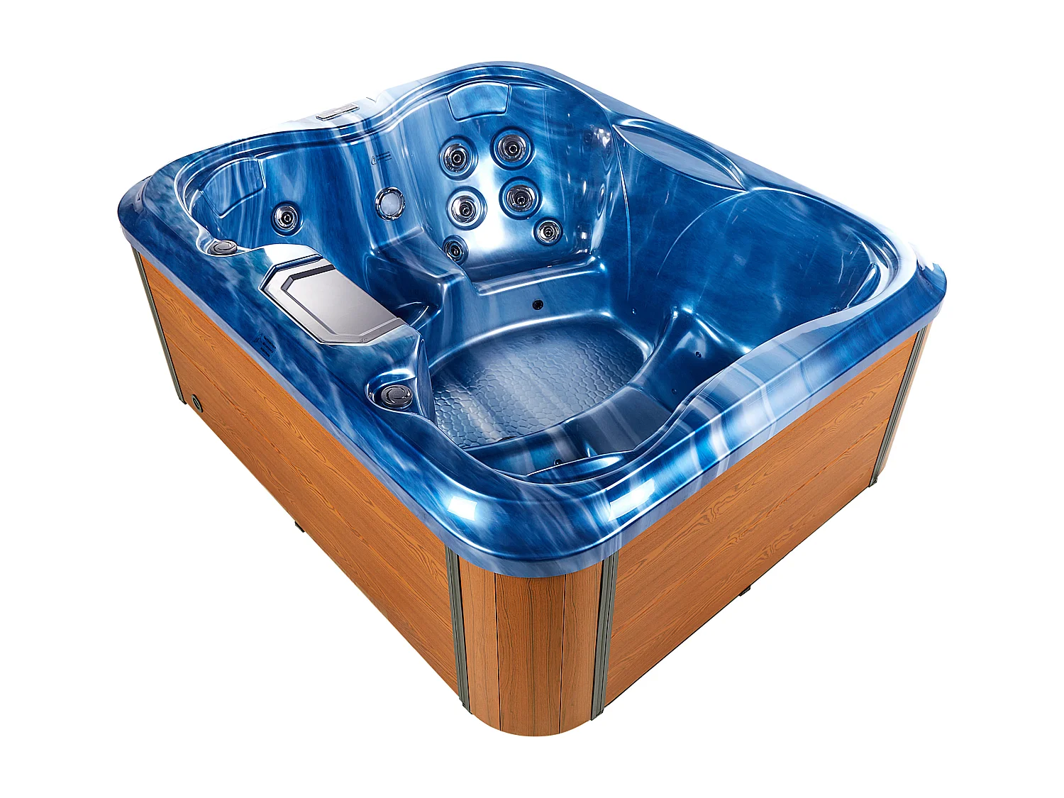 Spa d'extérieur avec LED ARCELIA Bleu