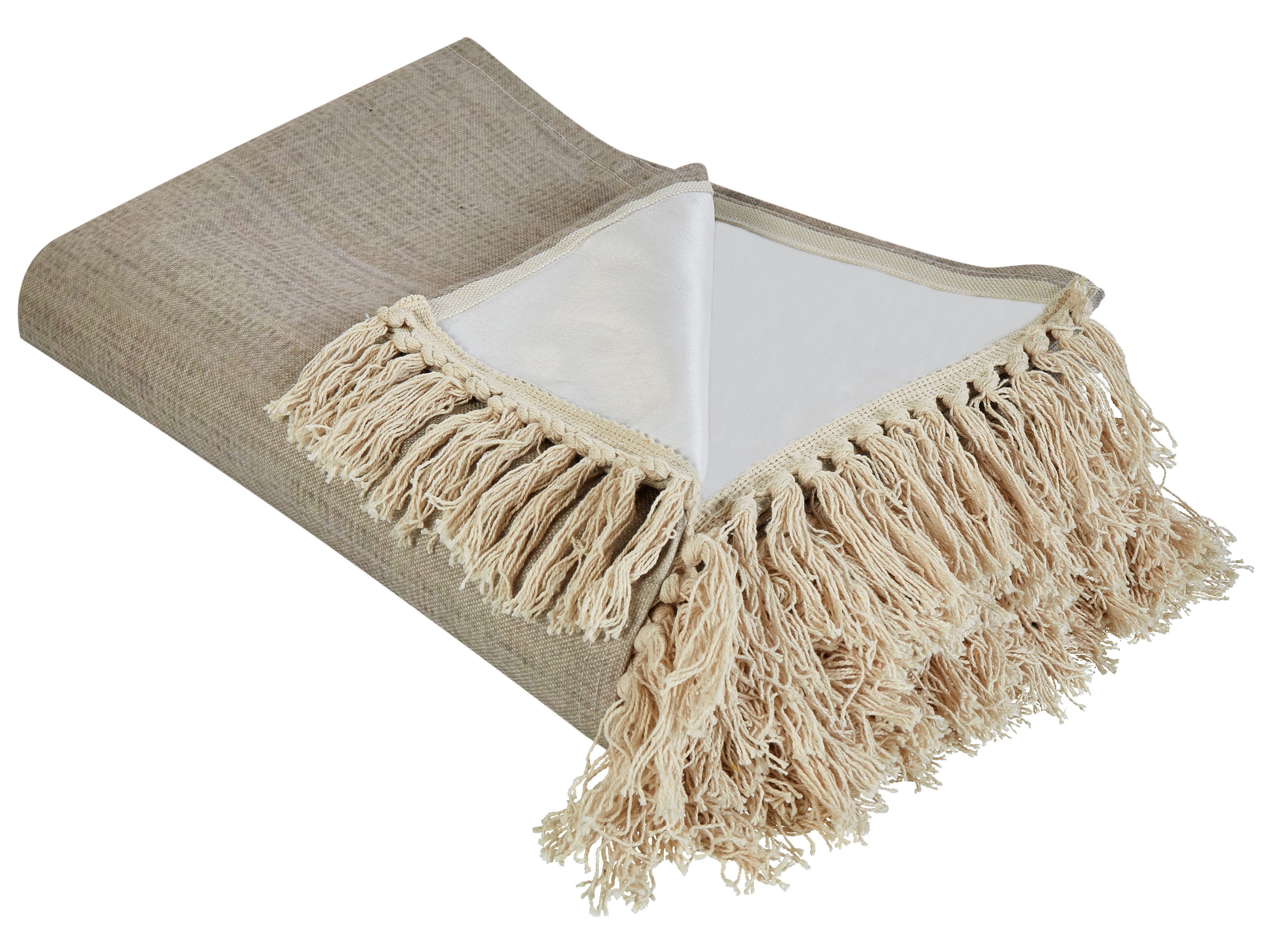 Picnic Blanket DHANDI 200 x 200 cm Taupe