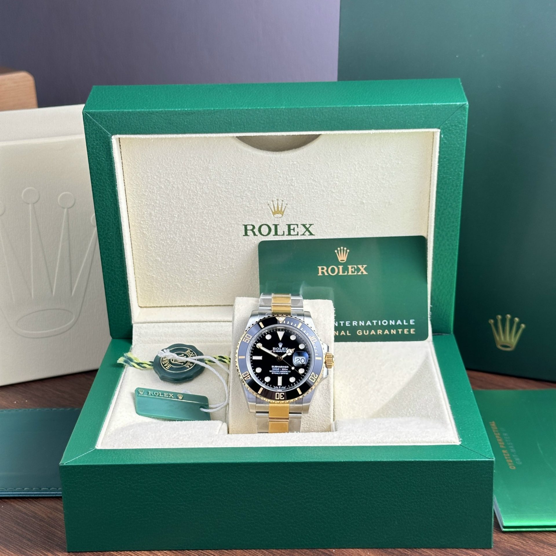 Rolex Replica Watch Submariner Date 126613LN Demi Gold Black Dial VS Factory 41mm - Top club