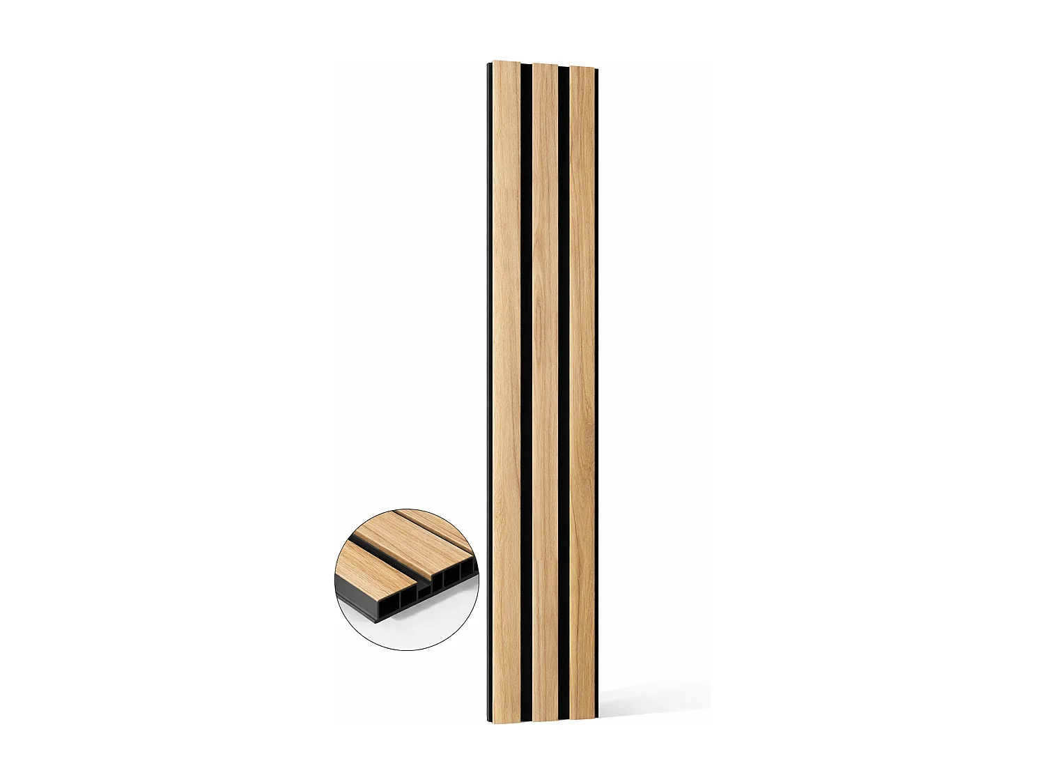 Lambris PVC de9coratif 290 x 59,9 x 1,2 cm - finition lisse, e0 peindre