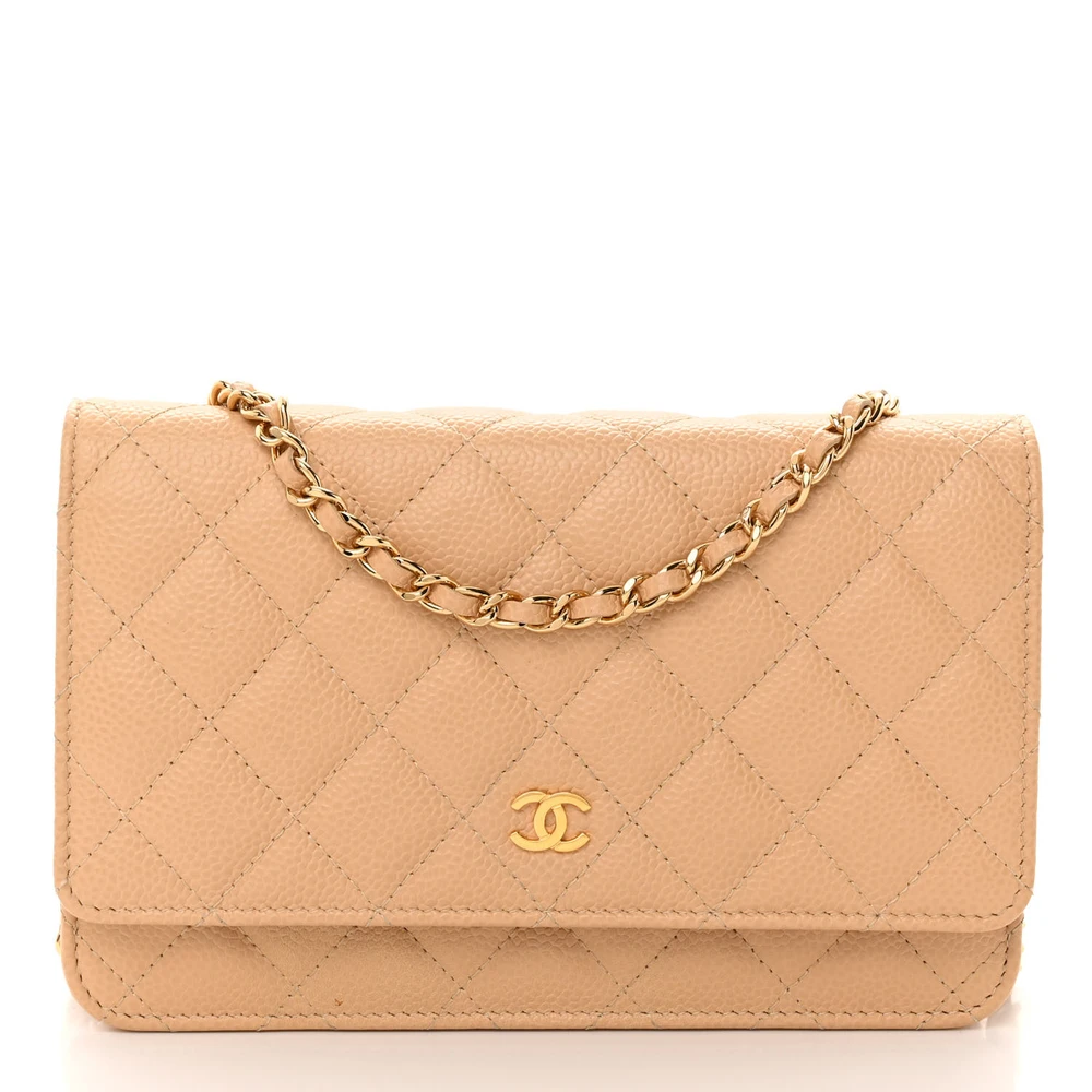 Chanel Beige Quilted WOC Replica – Mirror Quality Handbag1:1High-quality replica