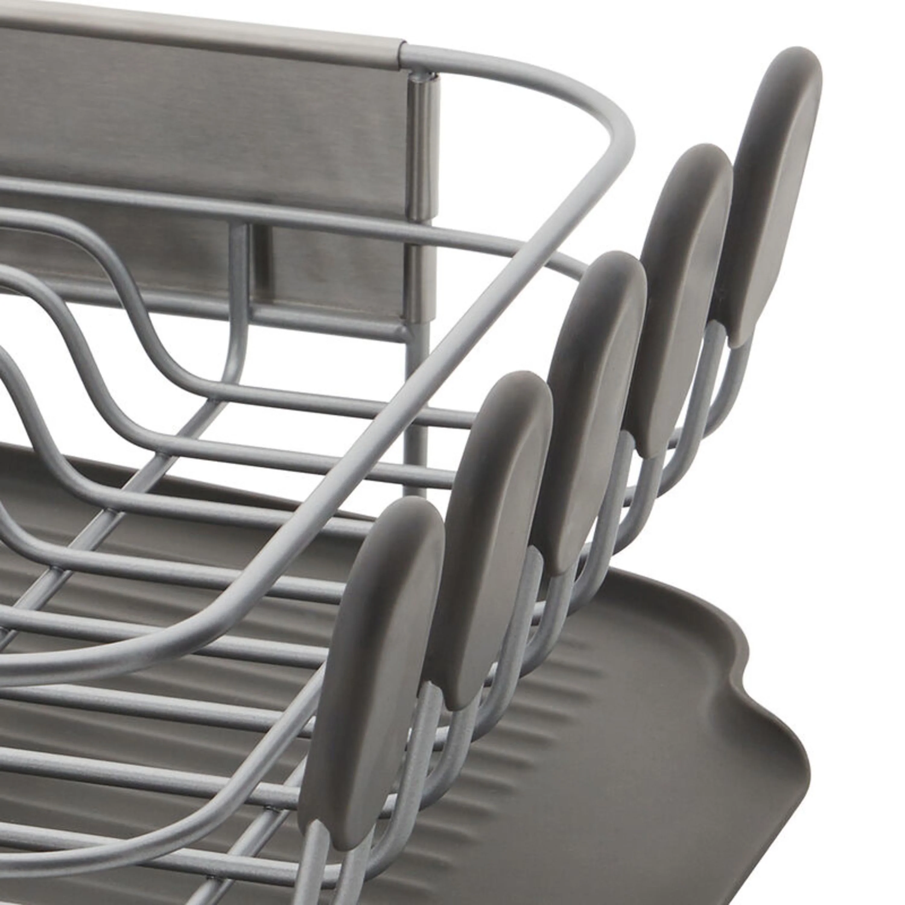 Kitchenaid Stainless Steel Wrap Compact Dish Rack in Satin Gray - Image 5