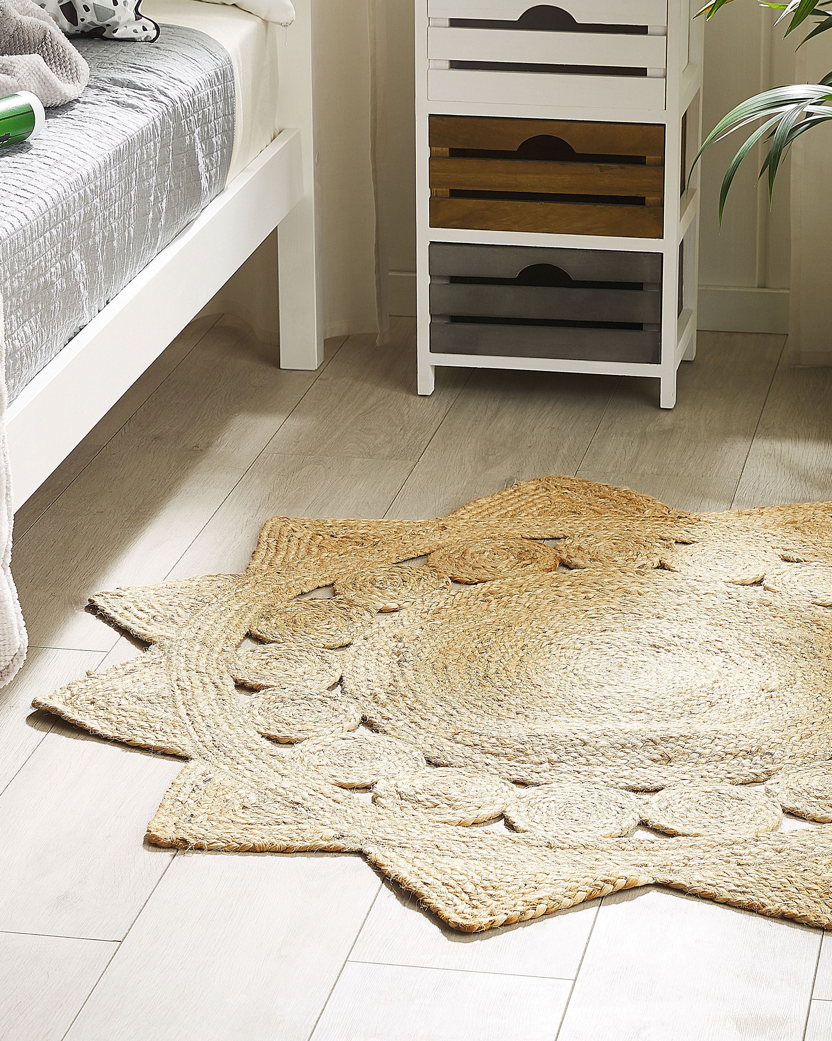 Rug ARABAN Beige ø 120 cm Jute