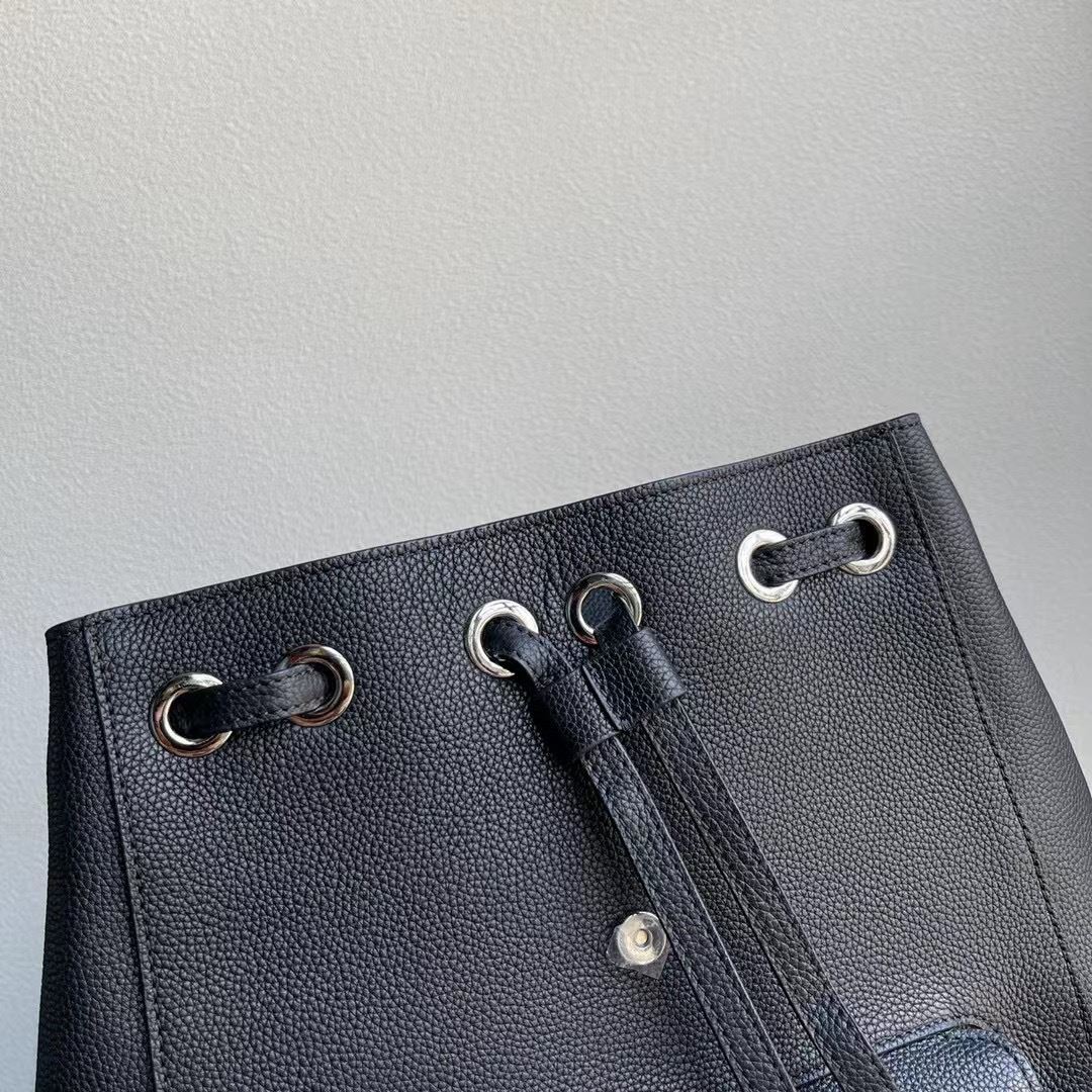 Saddle Backpack Black For Women‎ 16.5 in/ 42 cm CD1:1High-quality replica
