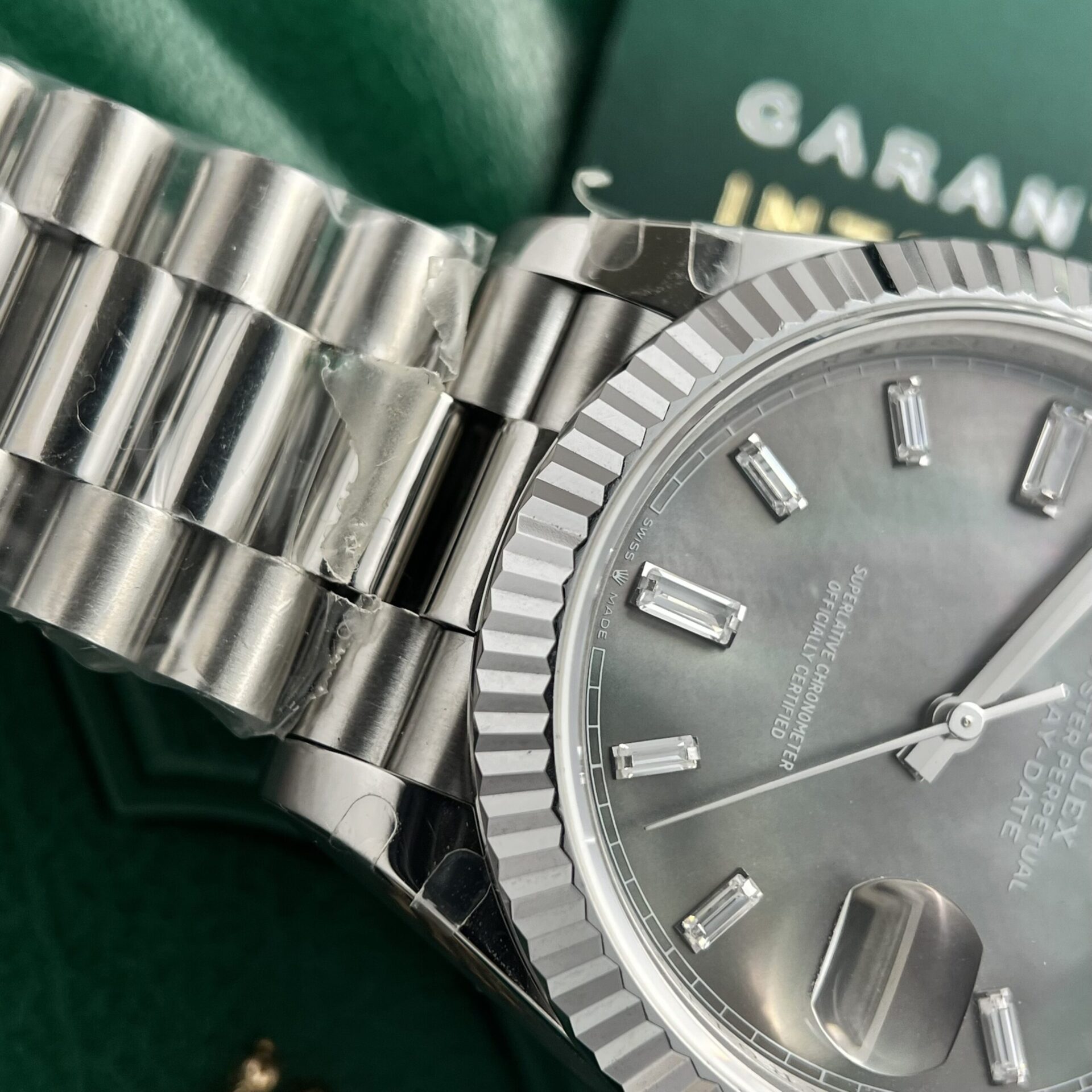Rolex Replica Watches Day-Date Mother Of Pearl Dial 40mm - Elite Watch Atelier