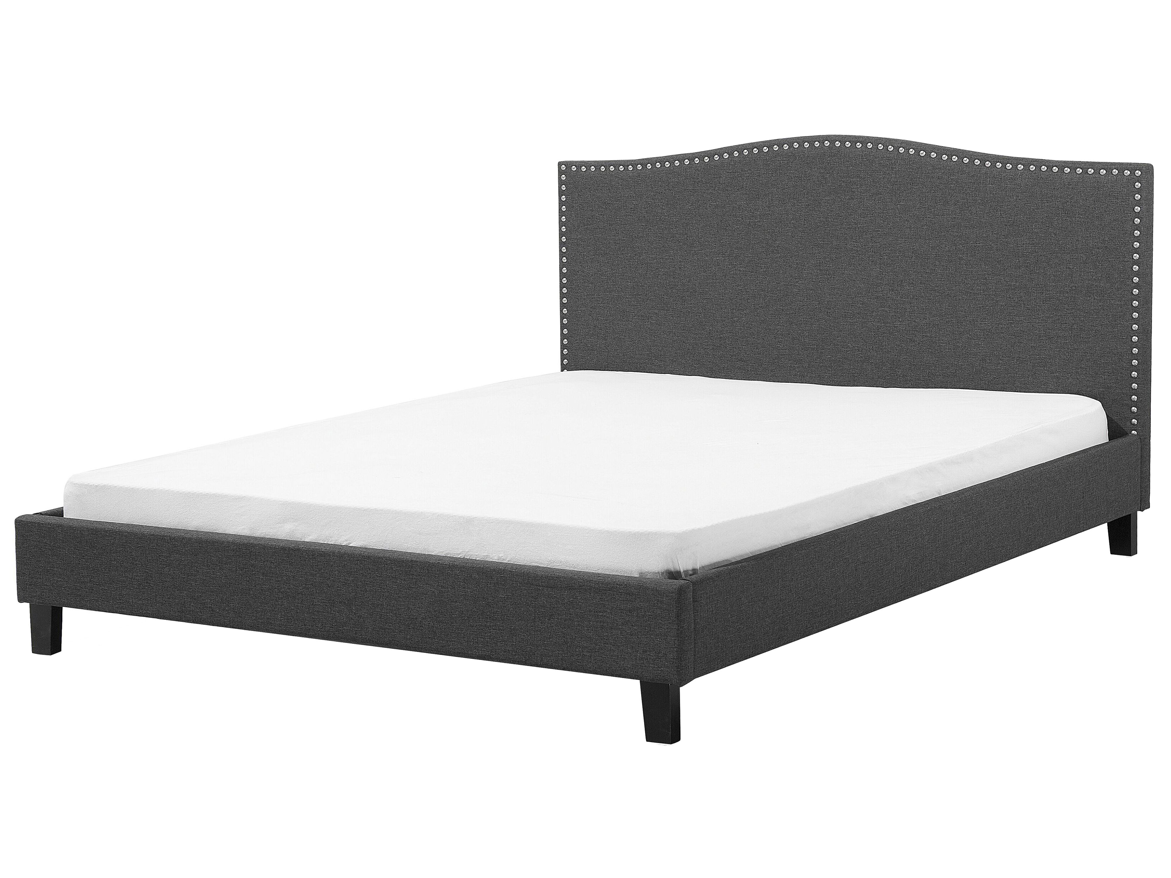 Bed Fabric MONTPELLIER 180 x 200 cm (EU Super King) Dark Grey