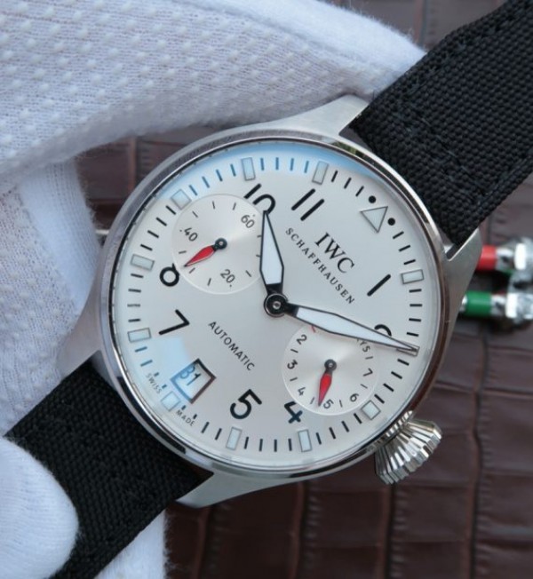 Replica IWC ZF Big Pilot IW500432 DFB Limited Edition Nylon Strap - Elite Watch Atelier