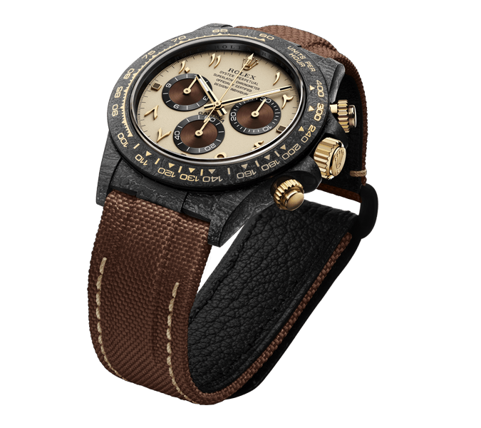 ROLEX Diw Daytona carbon desert eagle arabic 40mm oyster black(1:1 replica) - Top club