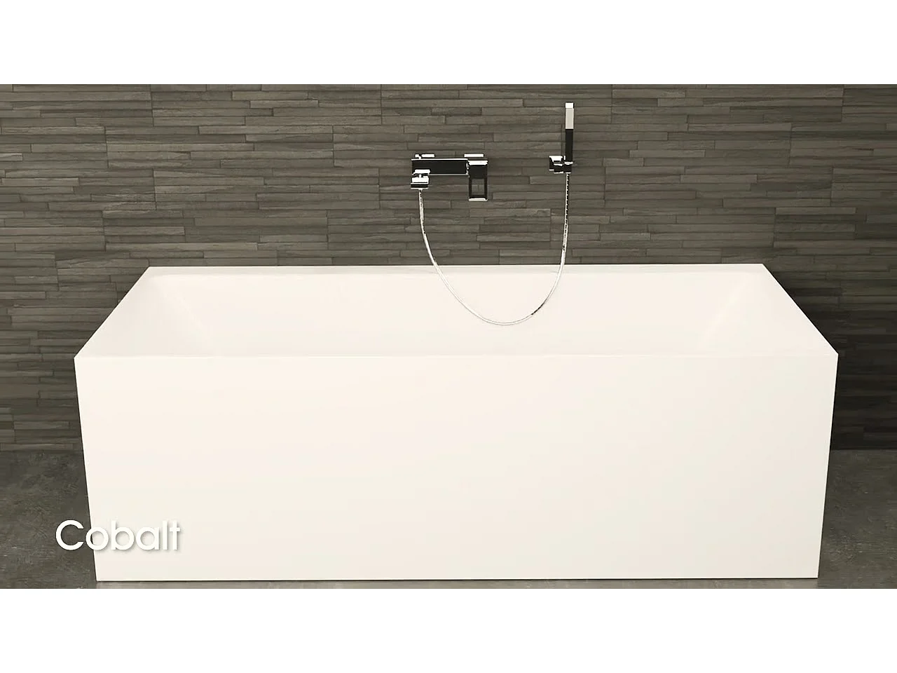 Baignoire Ilot Cobalt 170 blanche 170 x75 x56 cm, by SPALINA