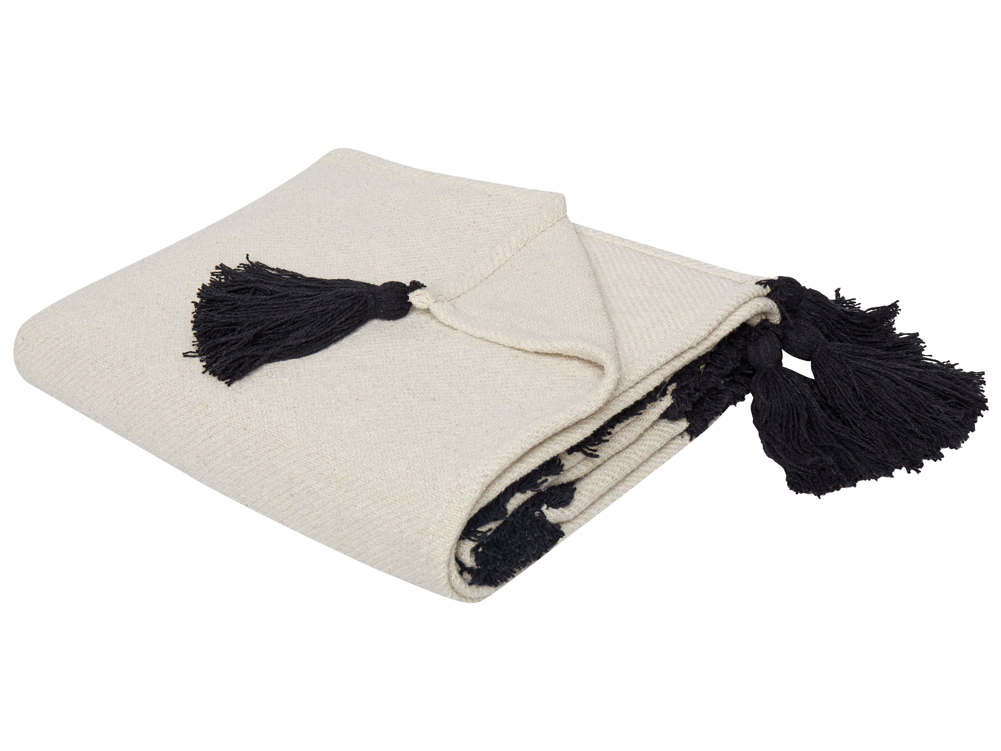 Blanket SEDIO Cotton 125 x 150 cm White