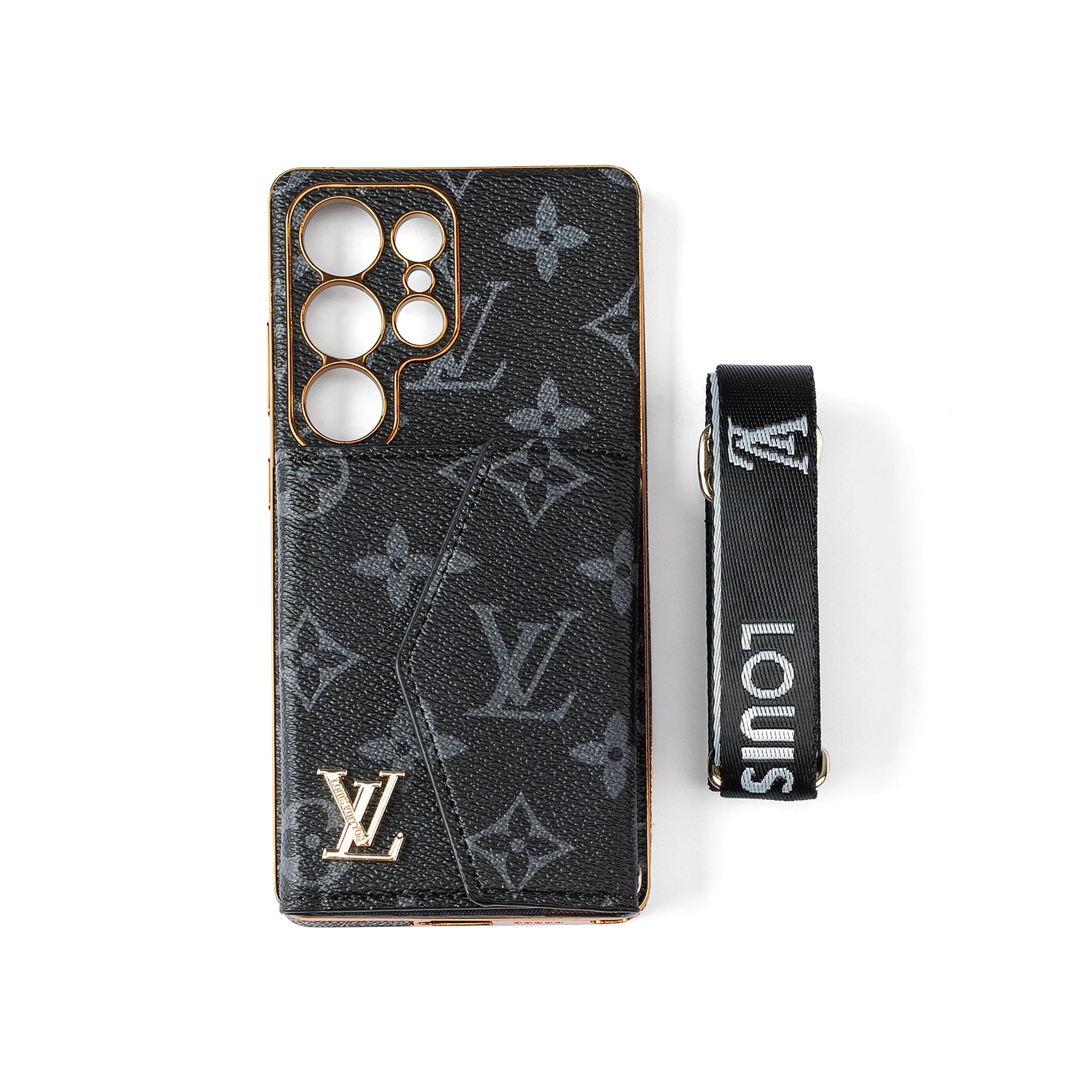 Advanced Leather Samsung Phone Case with Wallet and Strap. - Wholesale & Influencer