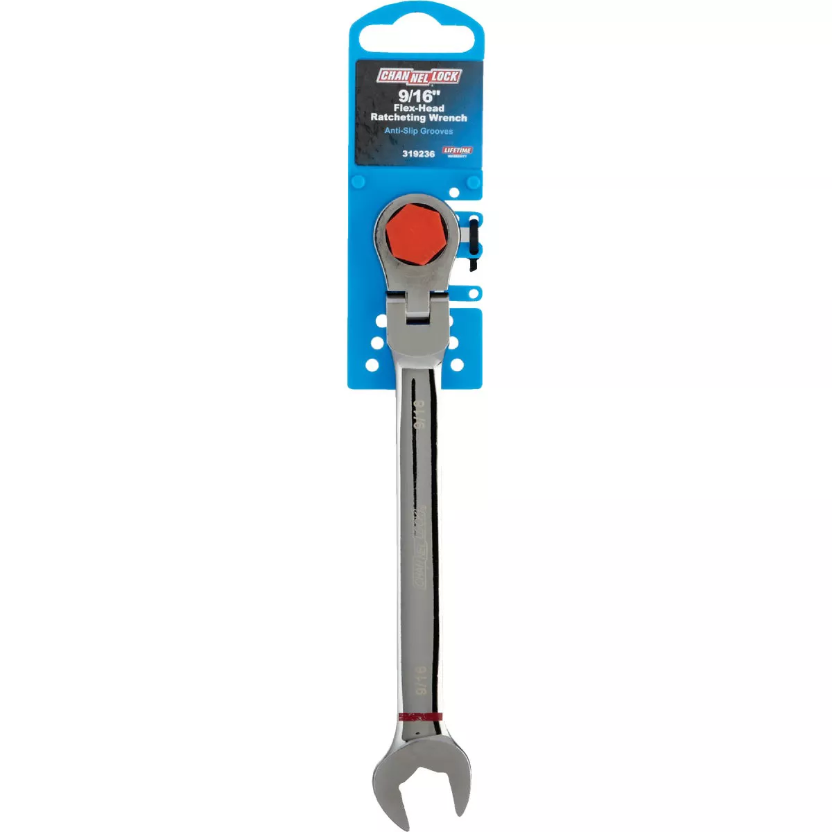 Channellock Standard 9/16 In. 12-Point Ratcheting Flex-Head Wrench