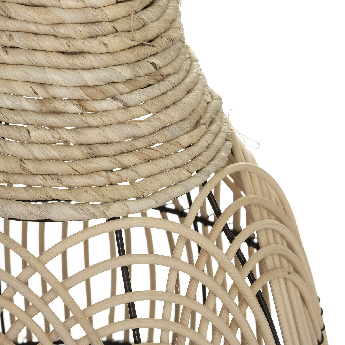 Vase, rattan H.63 cm