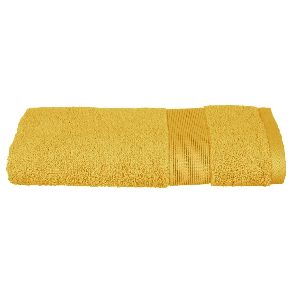 Hand towel "Essential", cotton Cotton, Yellow, 50x90 cm, 400 g/m&sup2;