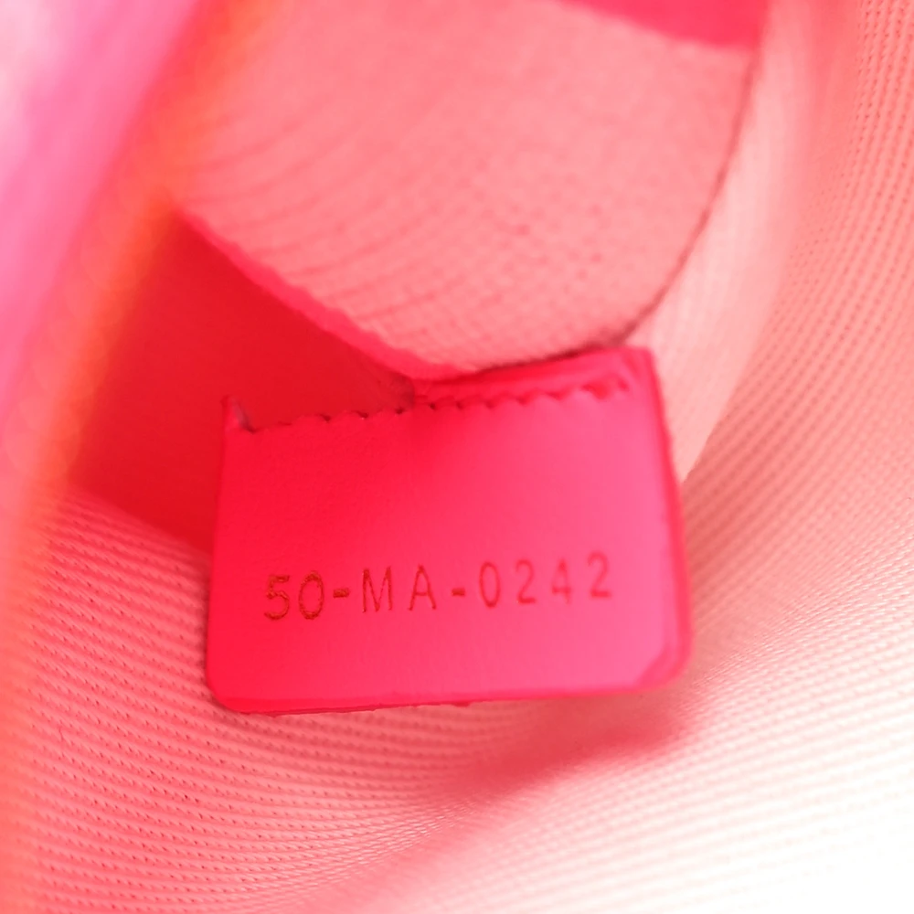 Superfake Dior Handbags in Fluorescent Pink Embroidery1:1High-quality replica
