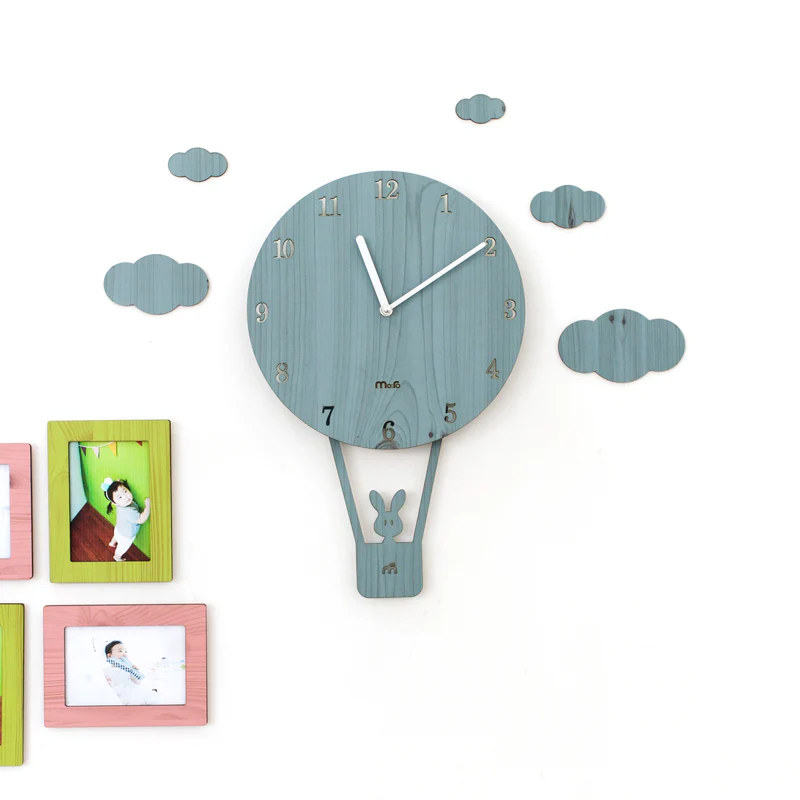 Swing Creative Cartoon Wall Clock