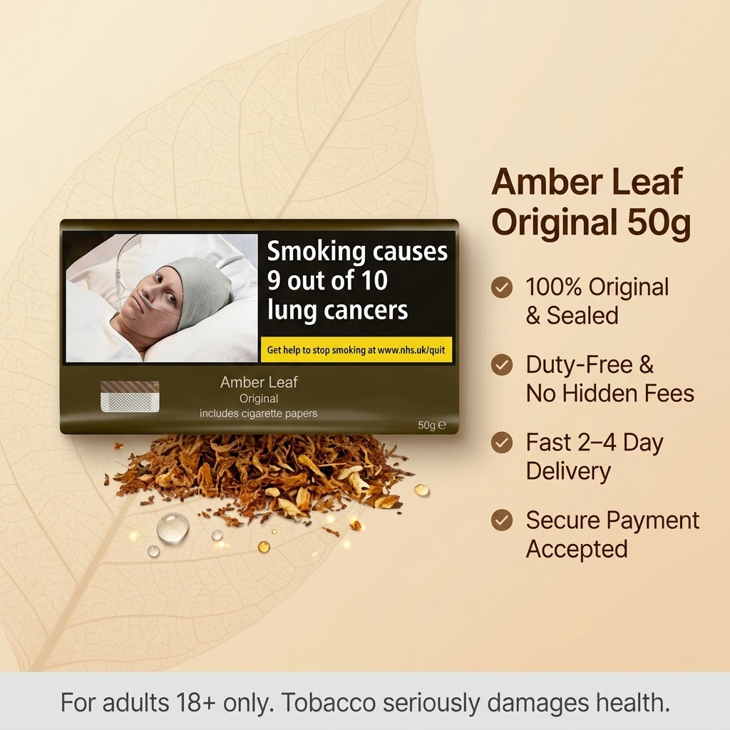 AMBER LEAF Hand Rolling Tobacco