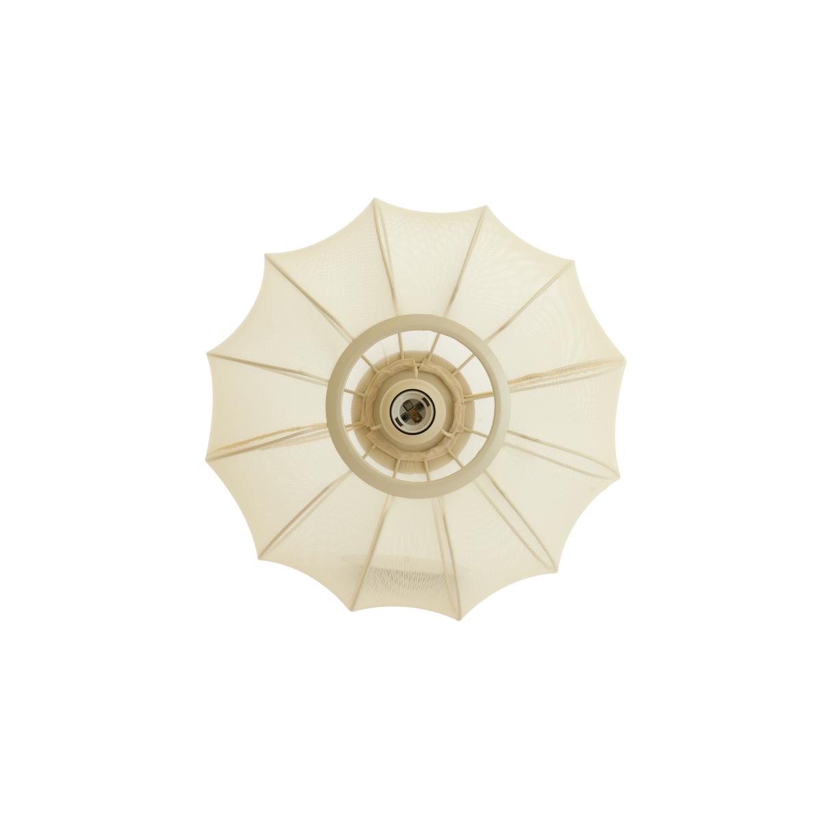 Light & Living - Plumalia plafonnière Ø40x21 cm - zand