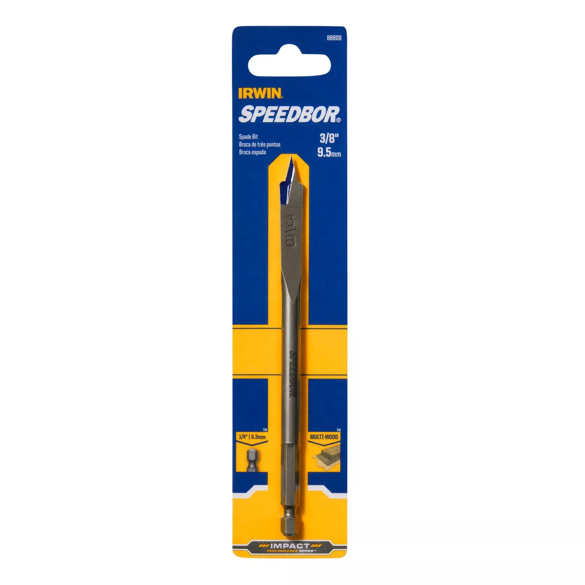 Irwin Speedbor 3/8 In. x 6 In. Spade Bit