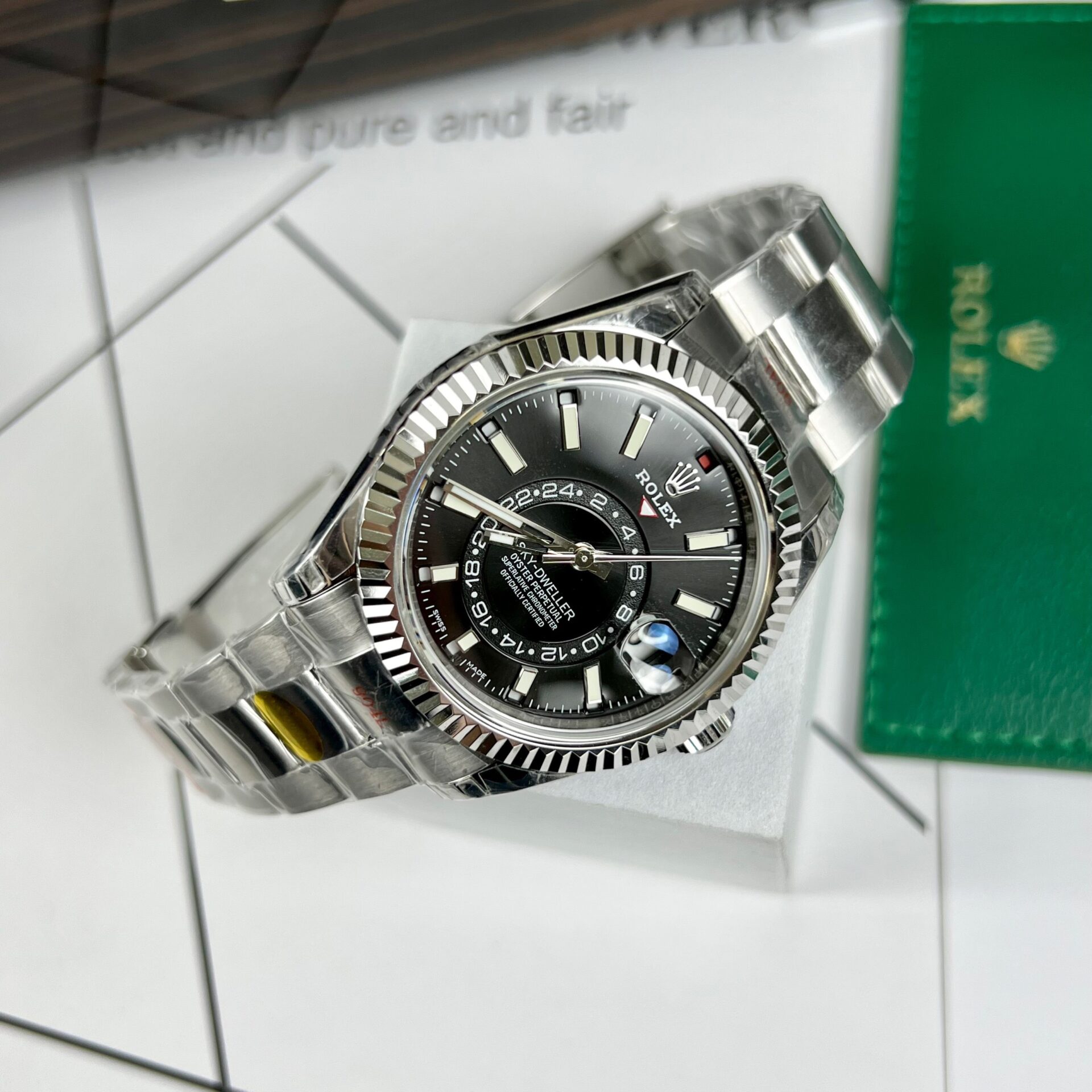 Rolex Replica 1:1 Watch Sky-Dweller Black Dial N Factory 42mm - Top club