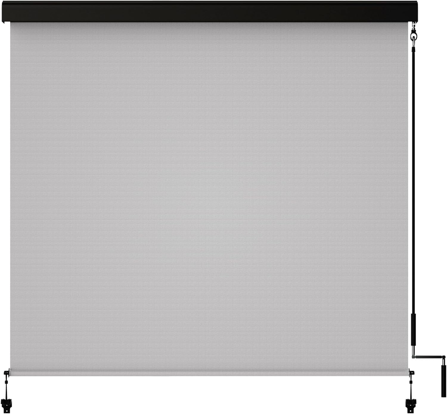Superjoe Outdoor Roller Shade for Patio, Cordless Blackout Waterproof Blind, UV Block, 4'L x 6'W - Image 18