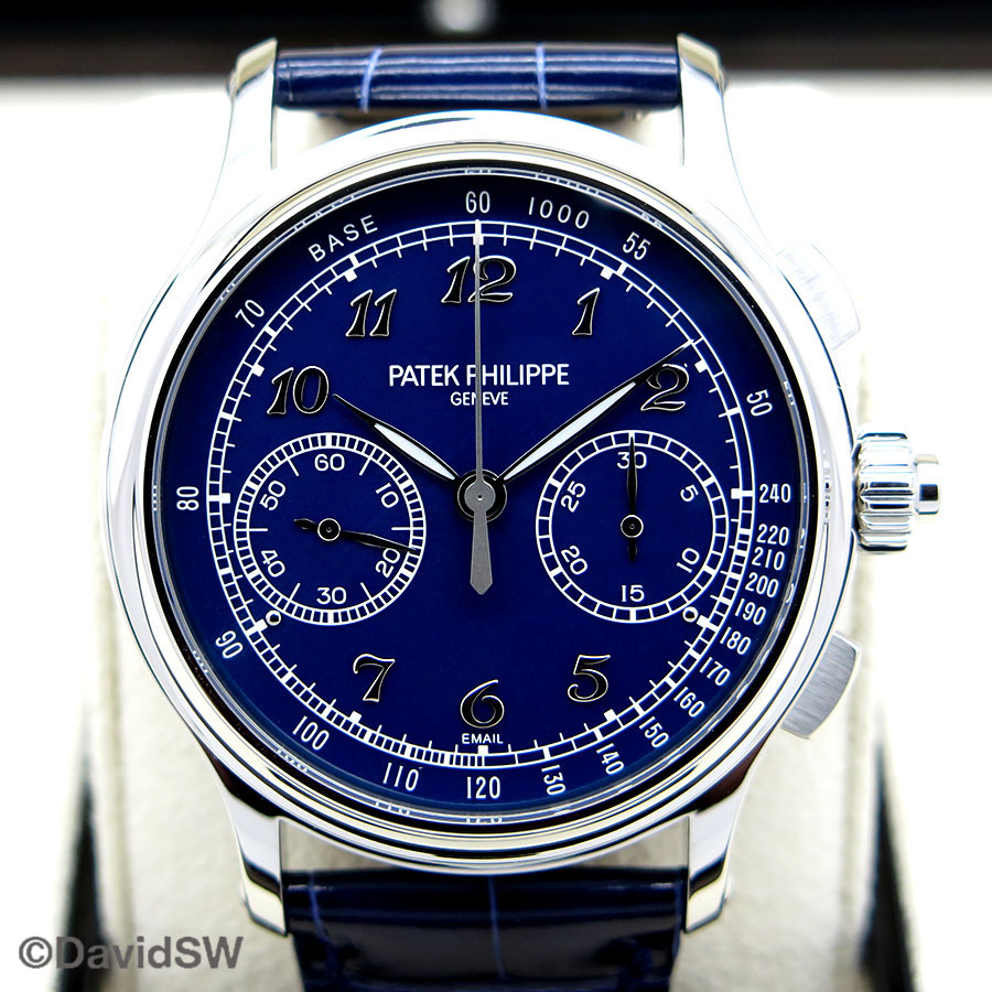 Patek Philippe 5370P Grand Complications Split Seconds Chronograph with Blue Dial(1:1 replica) - Elite Watch Atelier