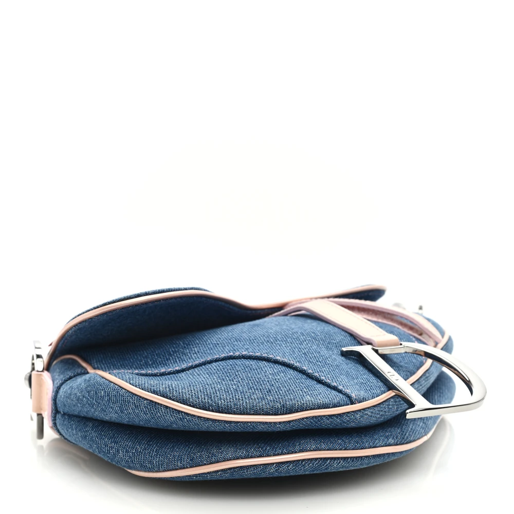 Replica Dior Saddle Bag in Blue/Pink Denim – Perfect Superfake1:1High-quality replica