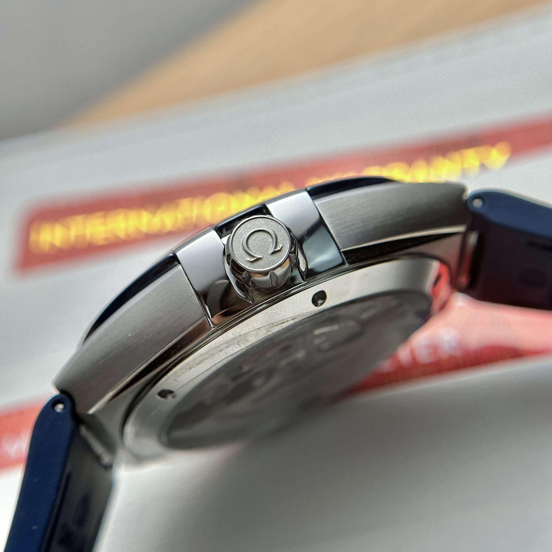 Omega Replica 1:1 Watch Constellation Blue Leather Strap VS Factory 41mm - Top club