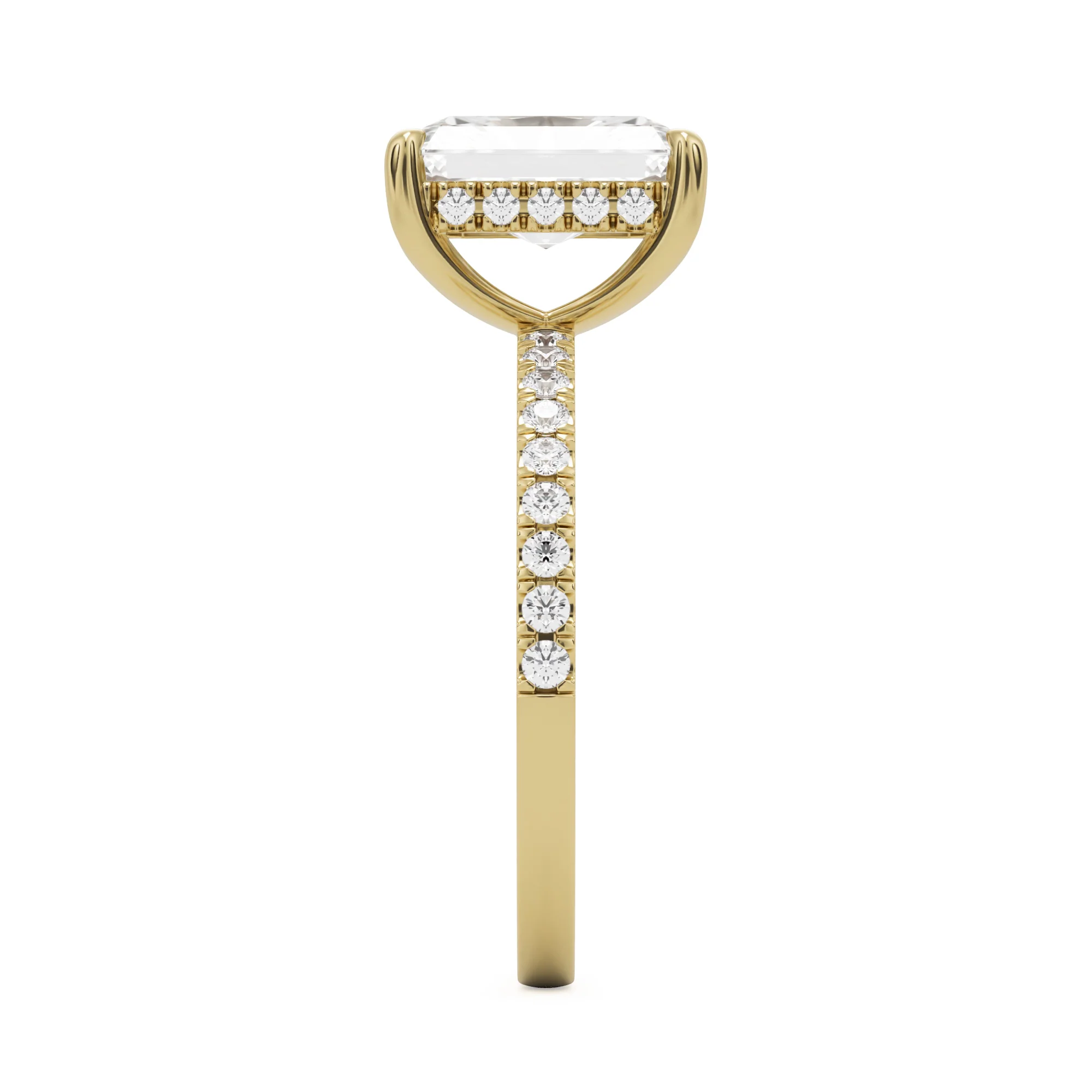 The Radiant Hidden Halo Pavé