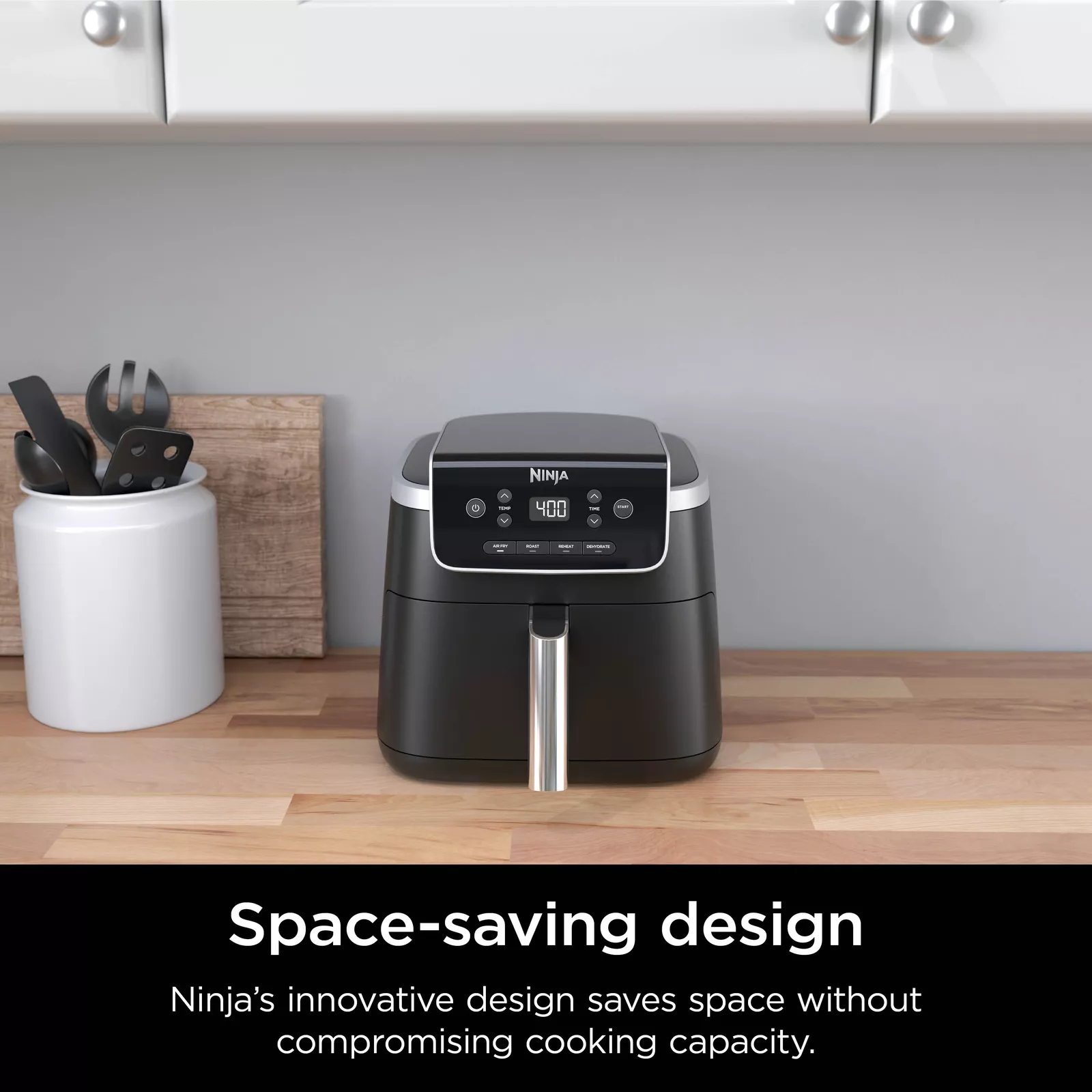 Ninja0 - Air Fryer Pro 4-in-1 with 5 QT Capacity - Gray - Image 5