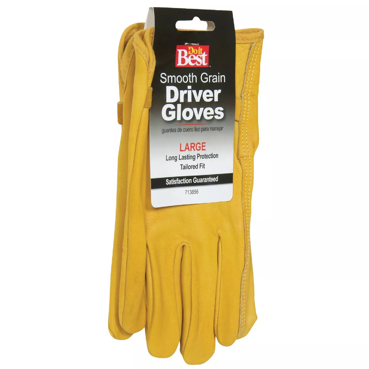 Do it Best Men's Large Leather Driver Glove