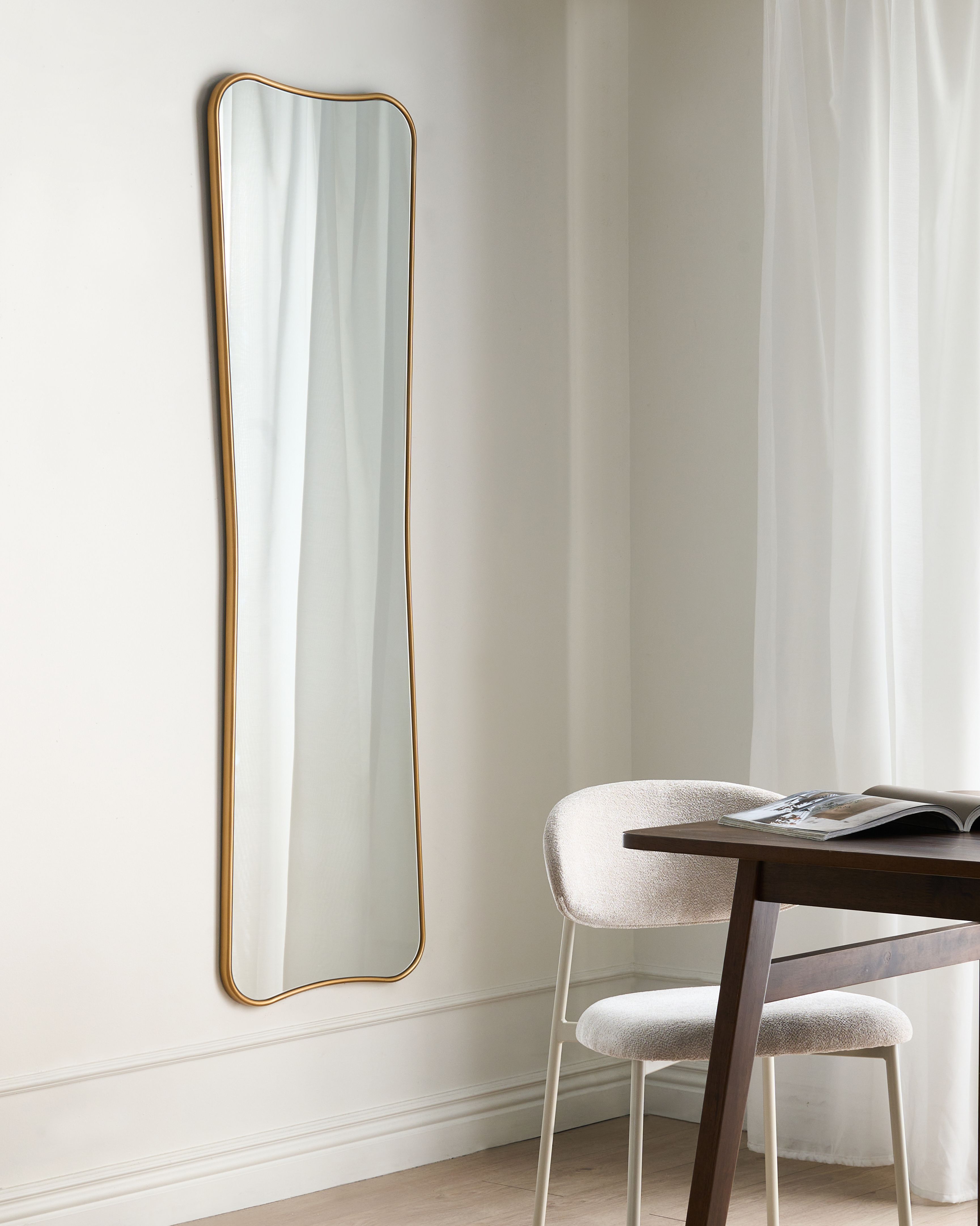 Wall Mirror BRIEUC 50 cm 160 cm Gold