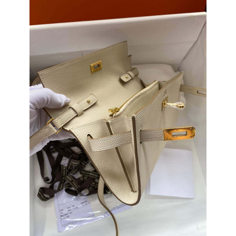 Replica Hermes Kelly Wallet To Go Woc 499041 Off-White1:1High-quality replica