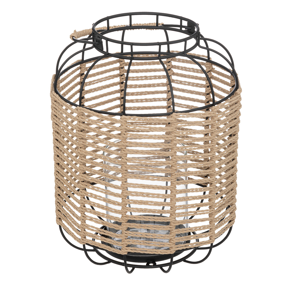 Lantern "Cosy", metal Black, H.33 cm