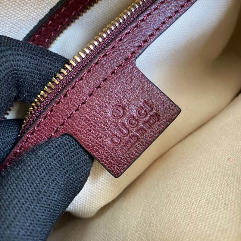Replica Gucci Horsebit 1955 Small Bag In Burgundy 6454541:1High-quality replica