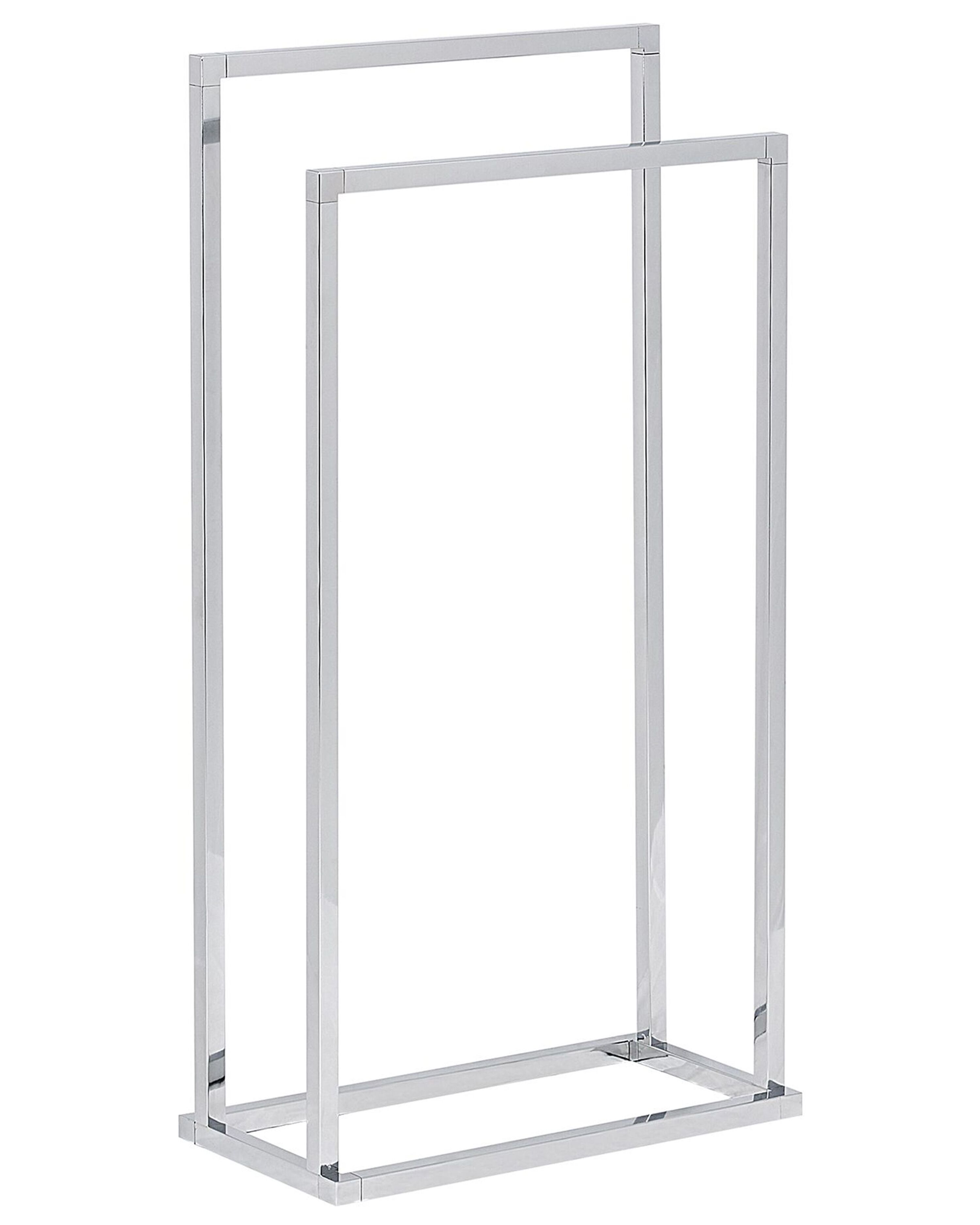 Towel Stand RECREO Metal Silver