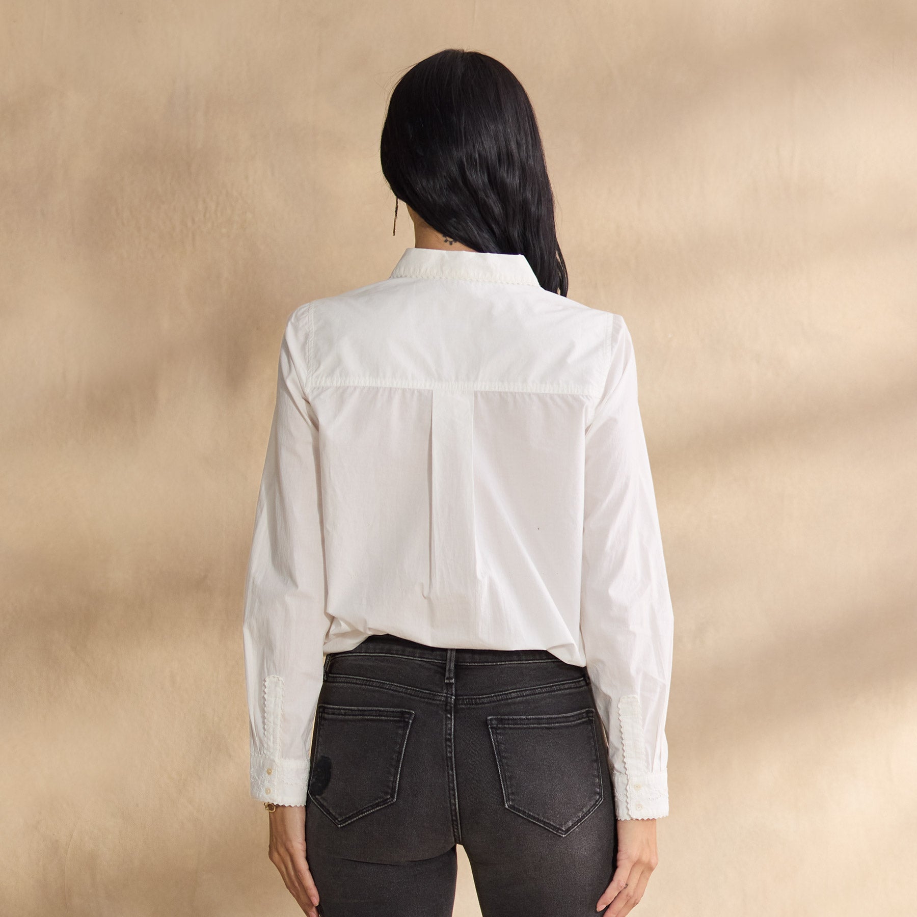 Clarice Tuxedo Shirt, Petite - Sundance Clothing