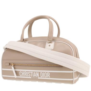 Dior Bowling handbag micro in blue and white leather1:1High-quality replica