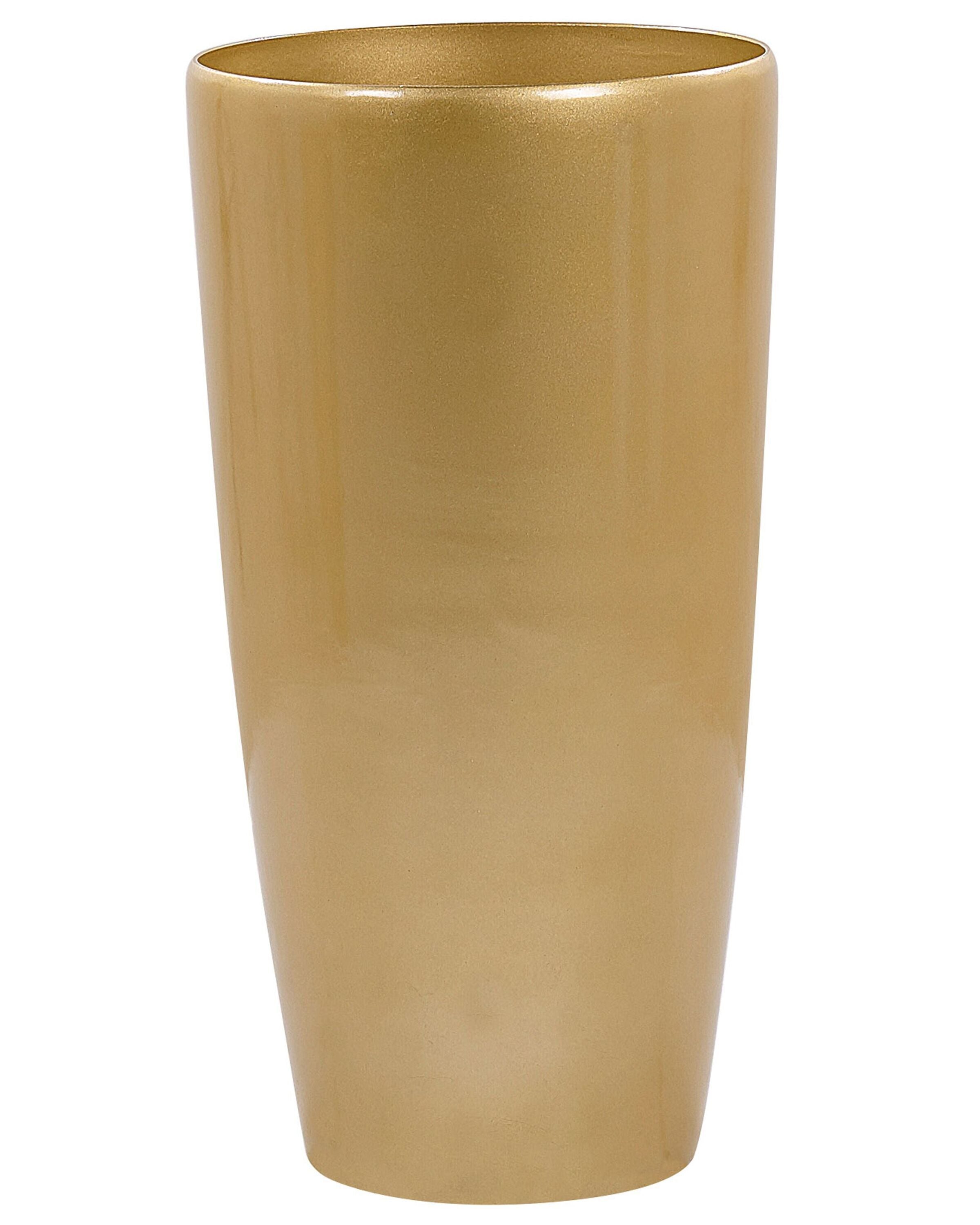 Plant Pot TSERIA 40 cm Gold