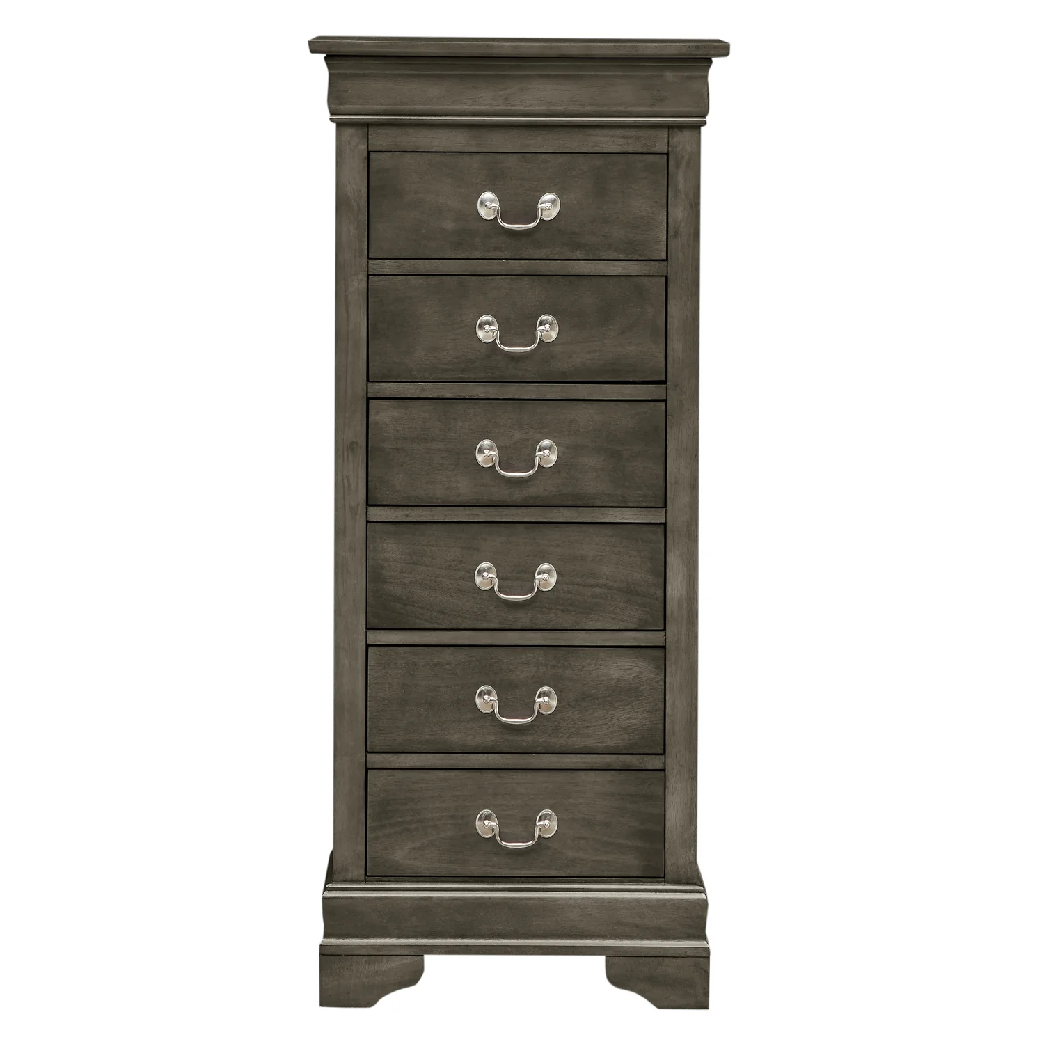 Glory Furniture Louis Phillipe 7 Drawer Lingerie Chest in Cherry - Image 26