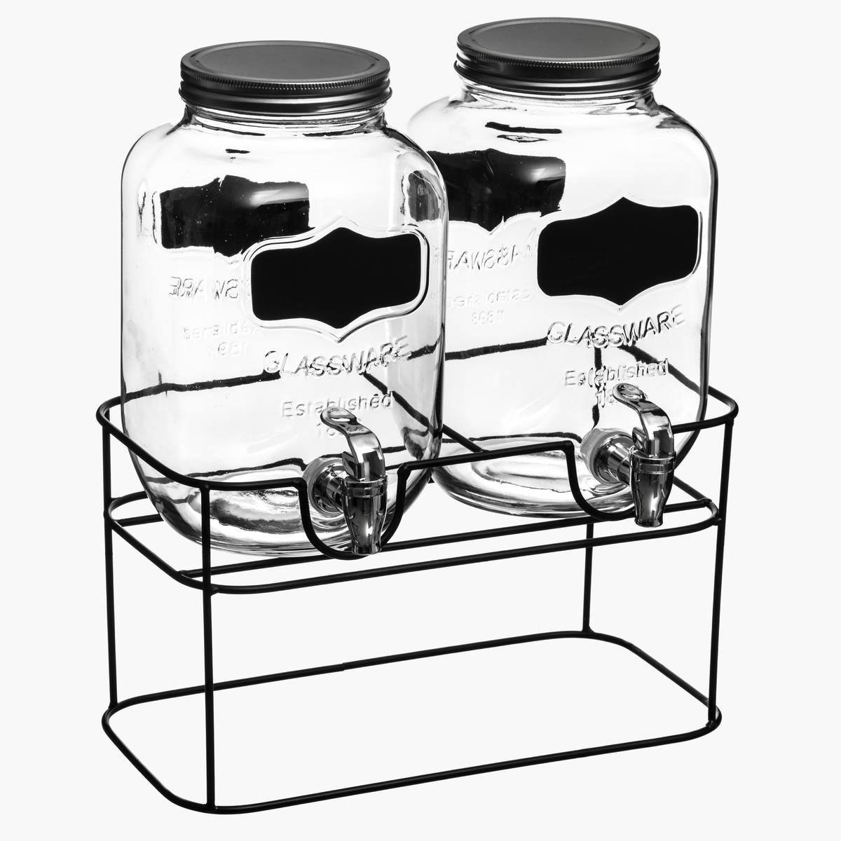 Double dispenser "Duo" 4L, Transparent