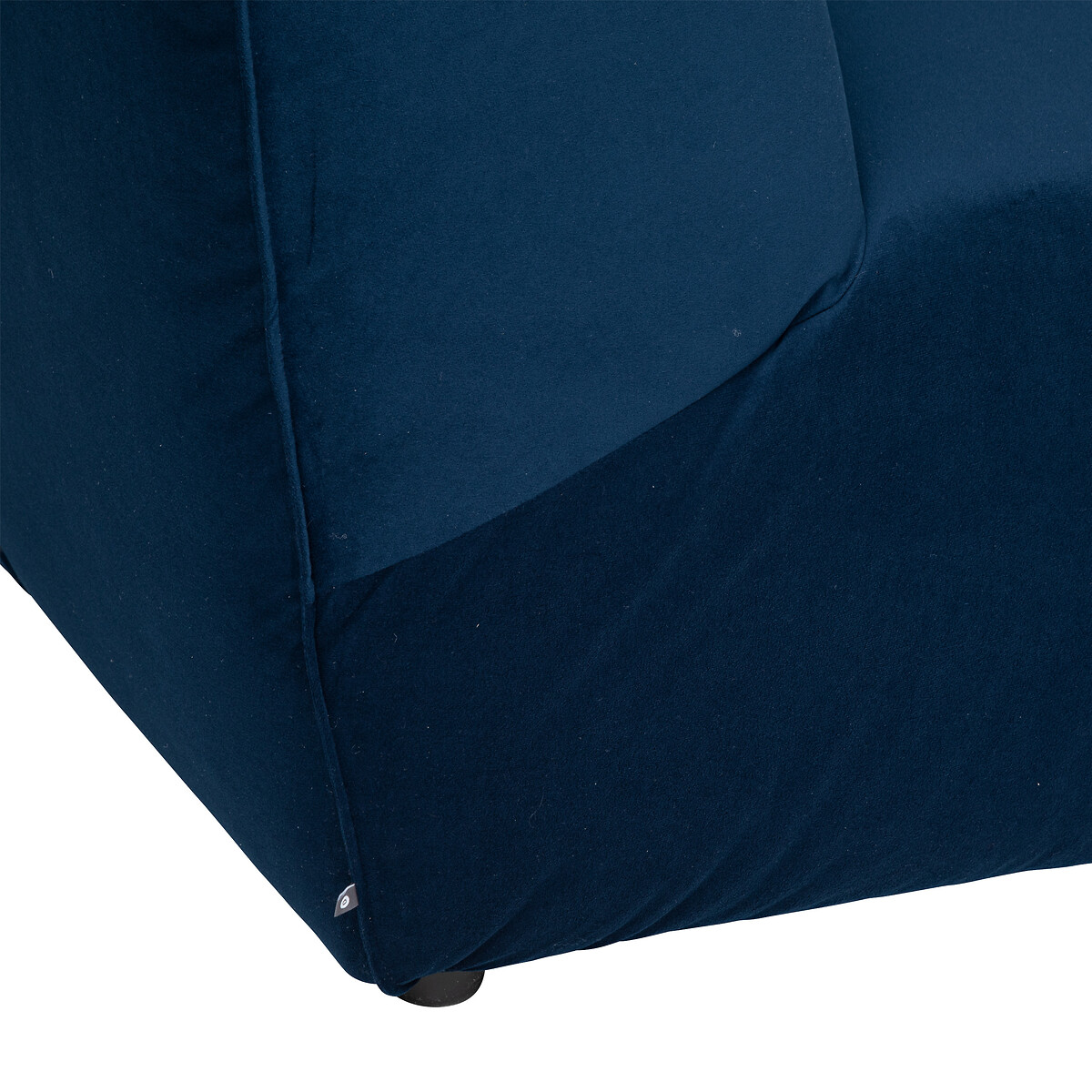 Corner module "Kiona" Velvet, blue