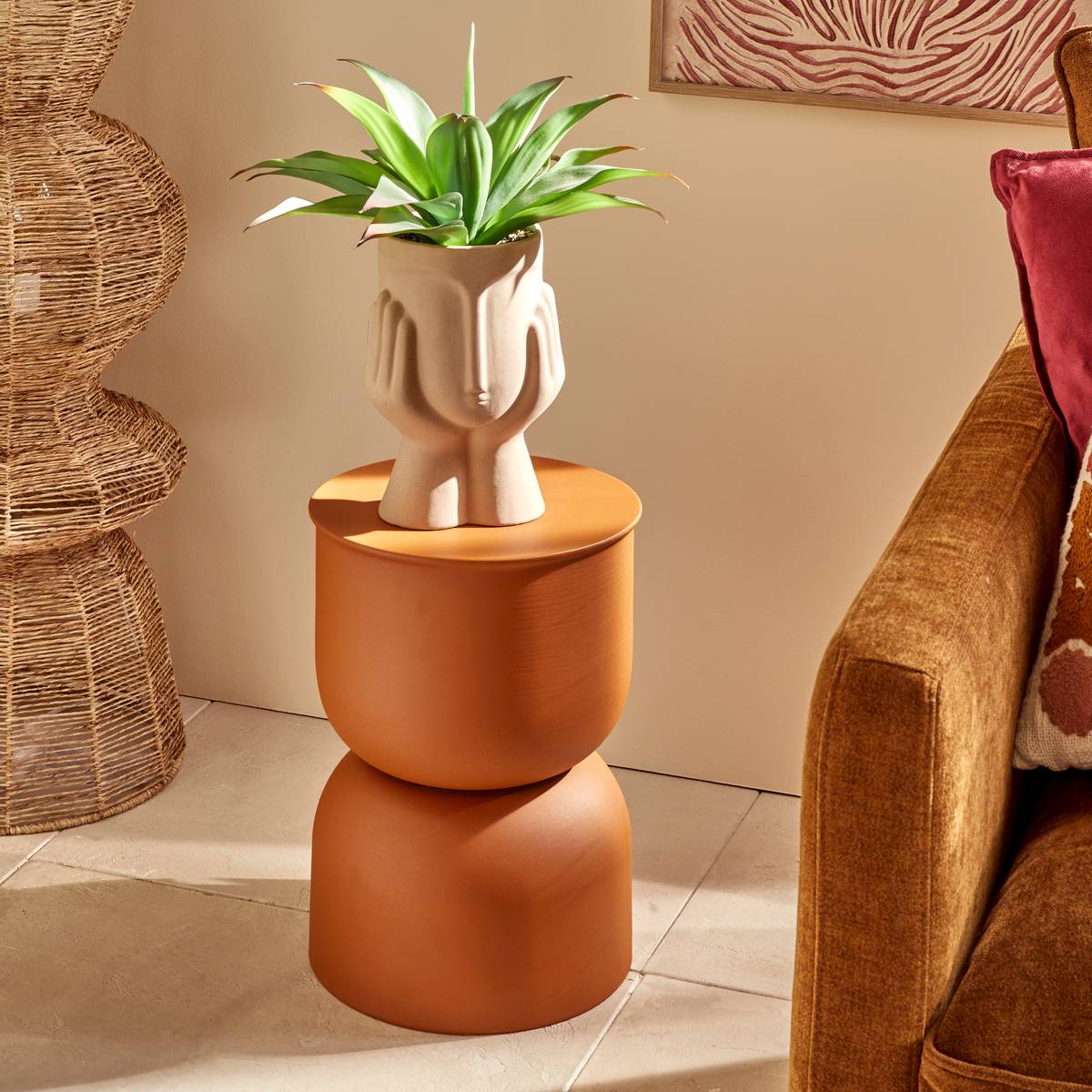 Artificial Plant "Sien" Stoneware (ceramic), H.48 cm