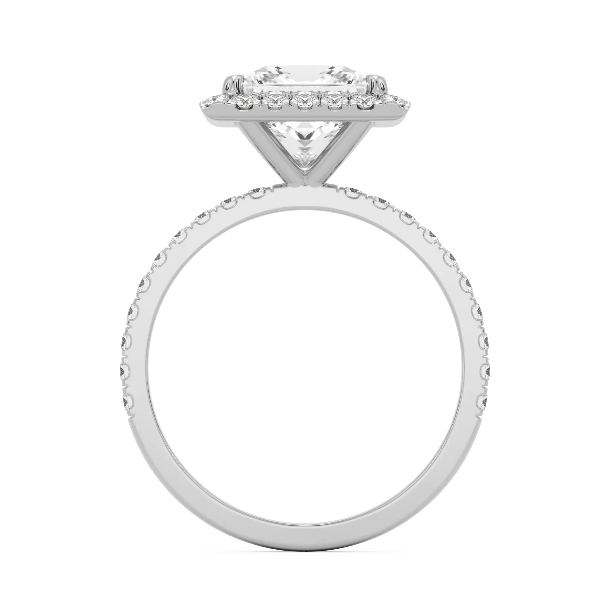 The Princess Halo Pavé