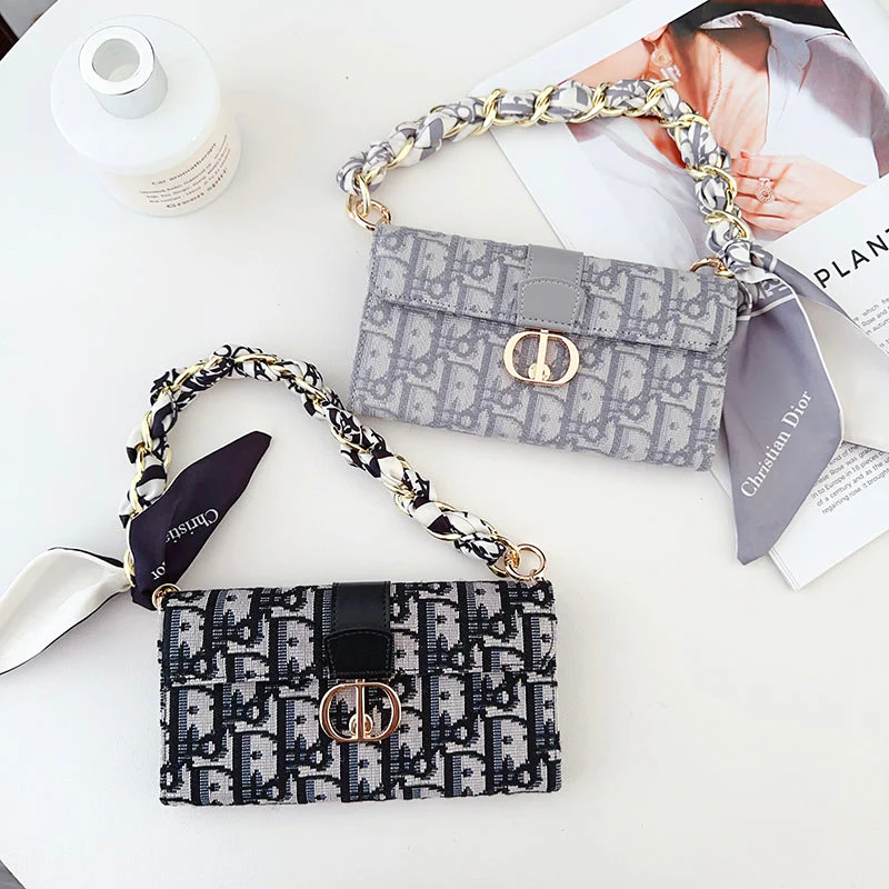 CD Bag Scarves Chain iPhone Case - Wholesale & Influencer