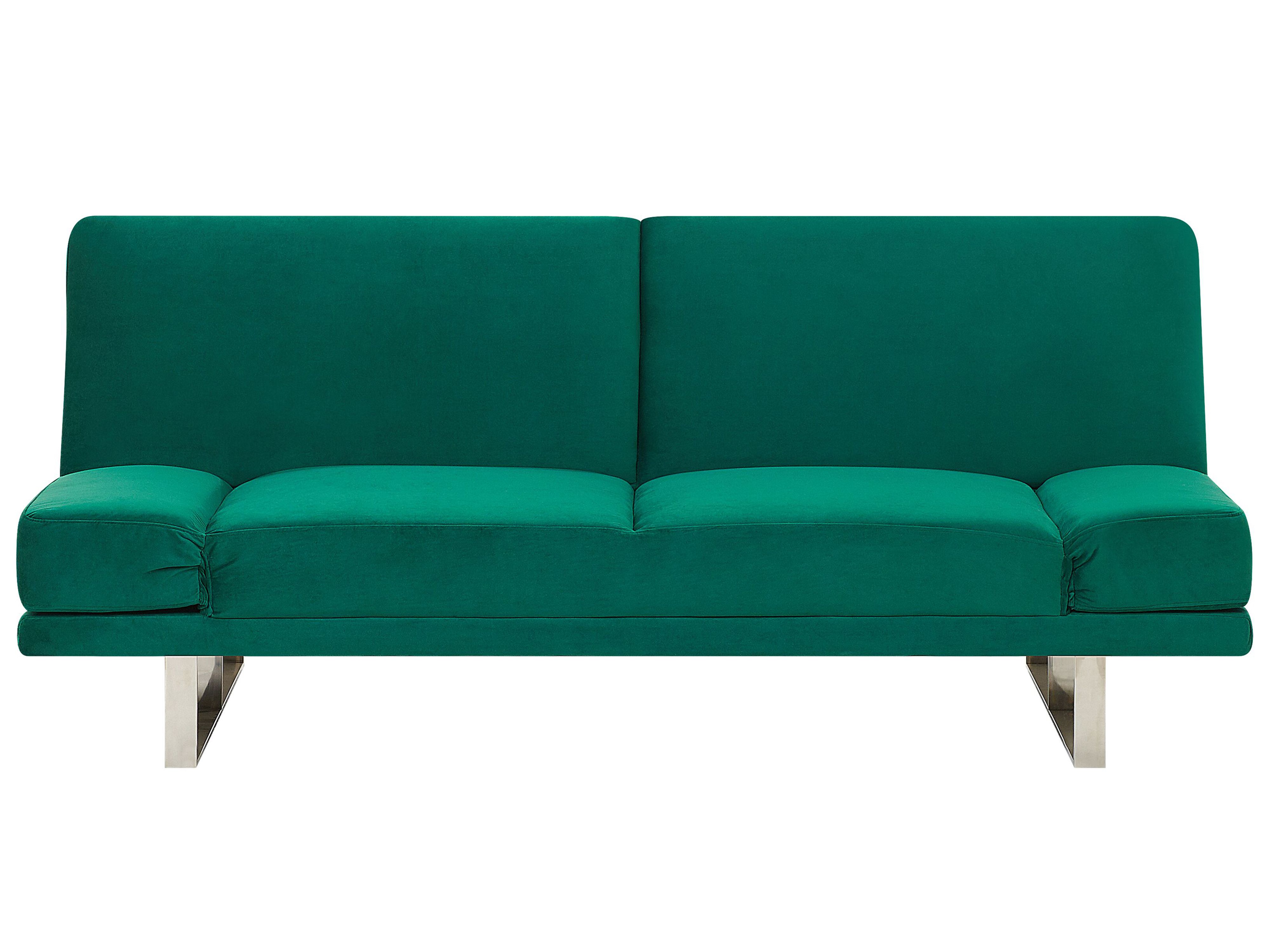 Sofa Bed 2 Seater YORK Velvet Green